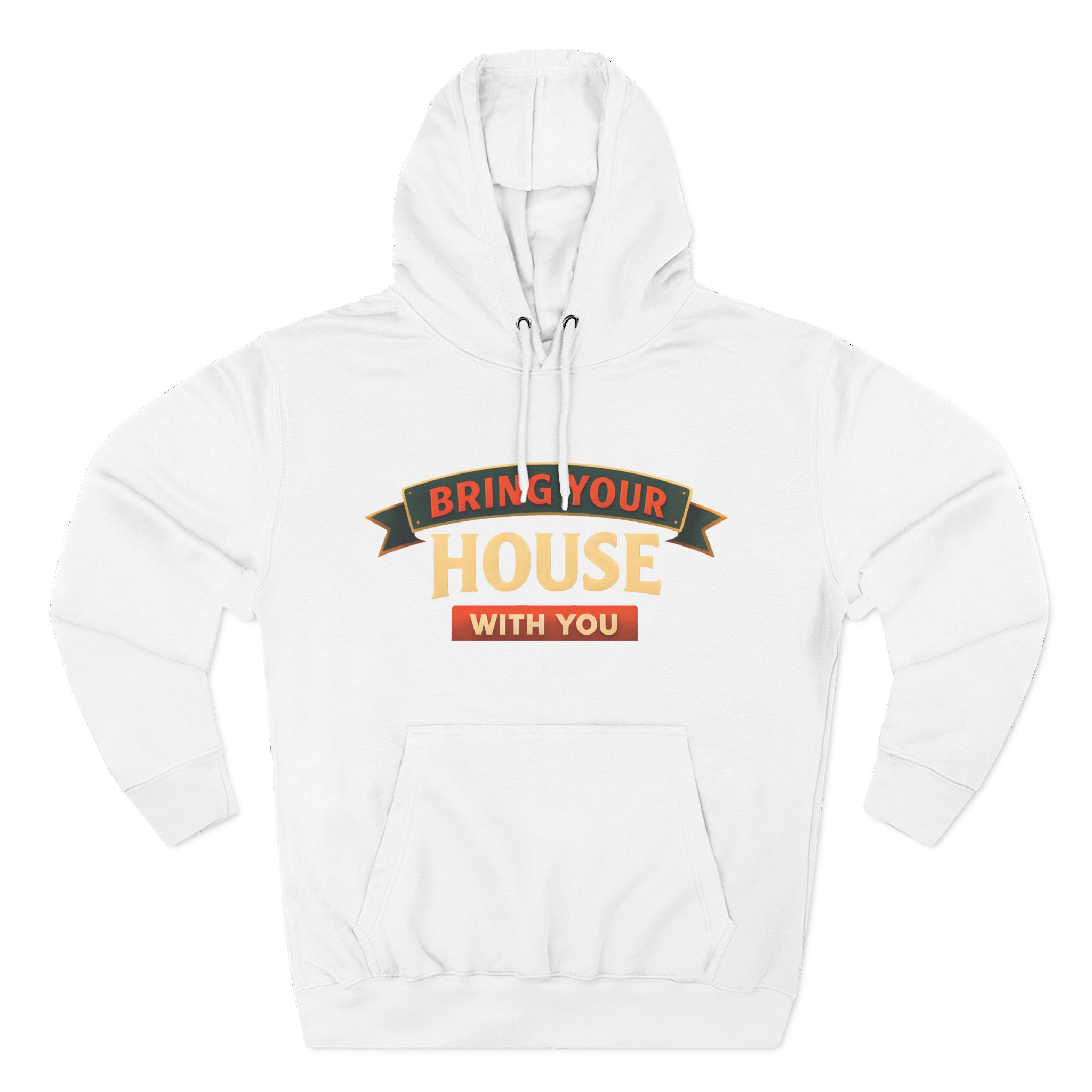 12019474096451029607_2048.jpeg Three-Panel Fleece Hoodie - "Live Is A Journey-Bring Your House With You" Design Scenic-Line