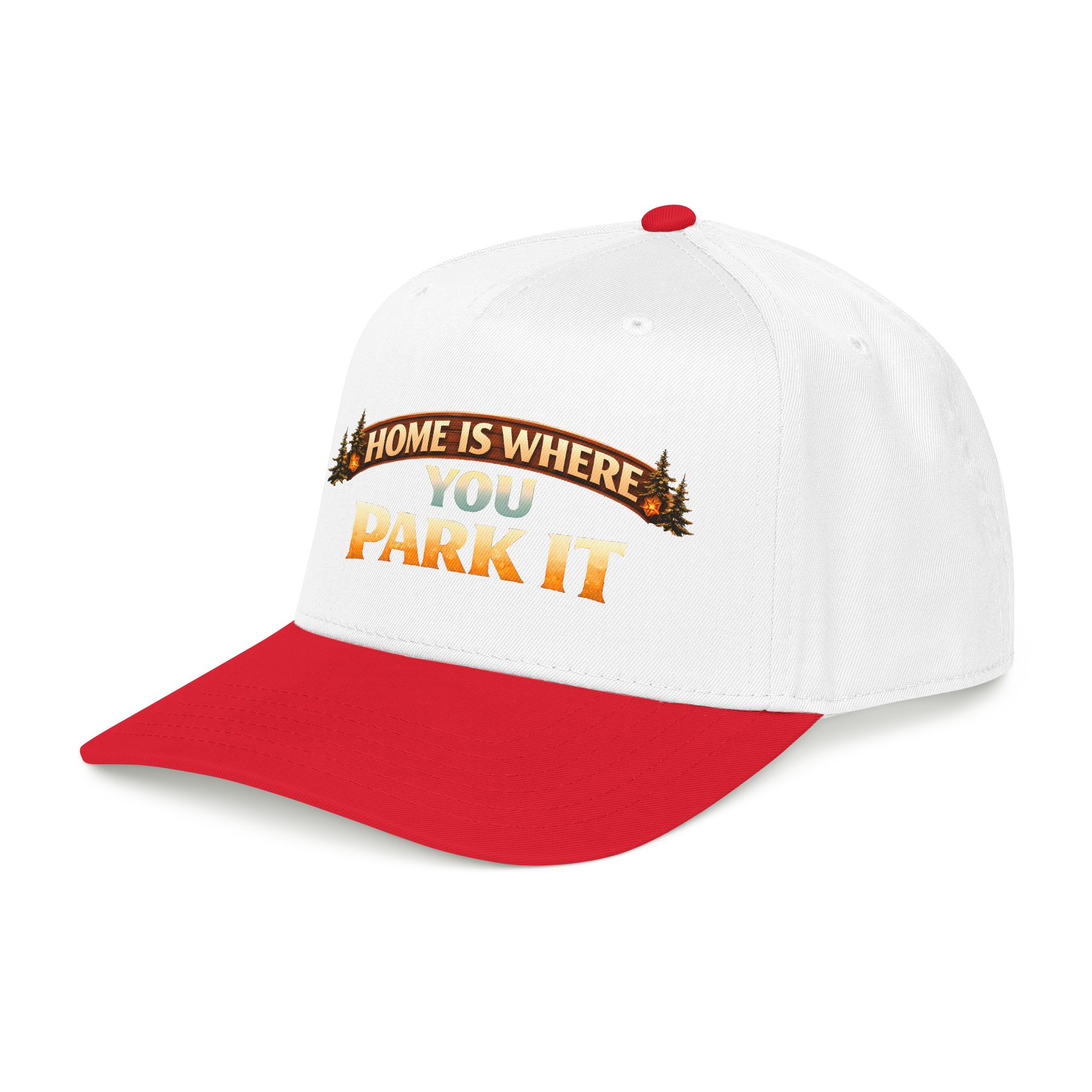 Baseball Cap - "Home Is Where You Park It" Design Scenic-Line