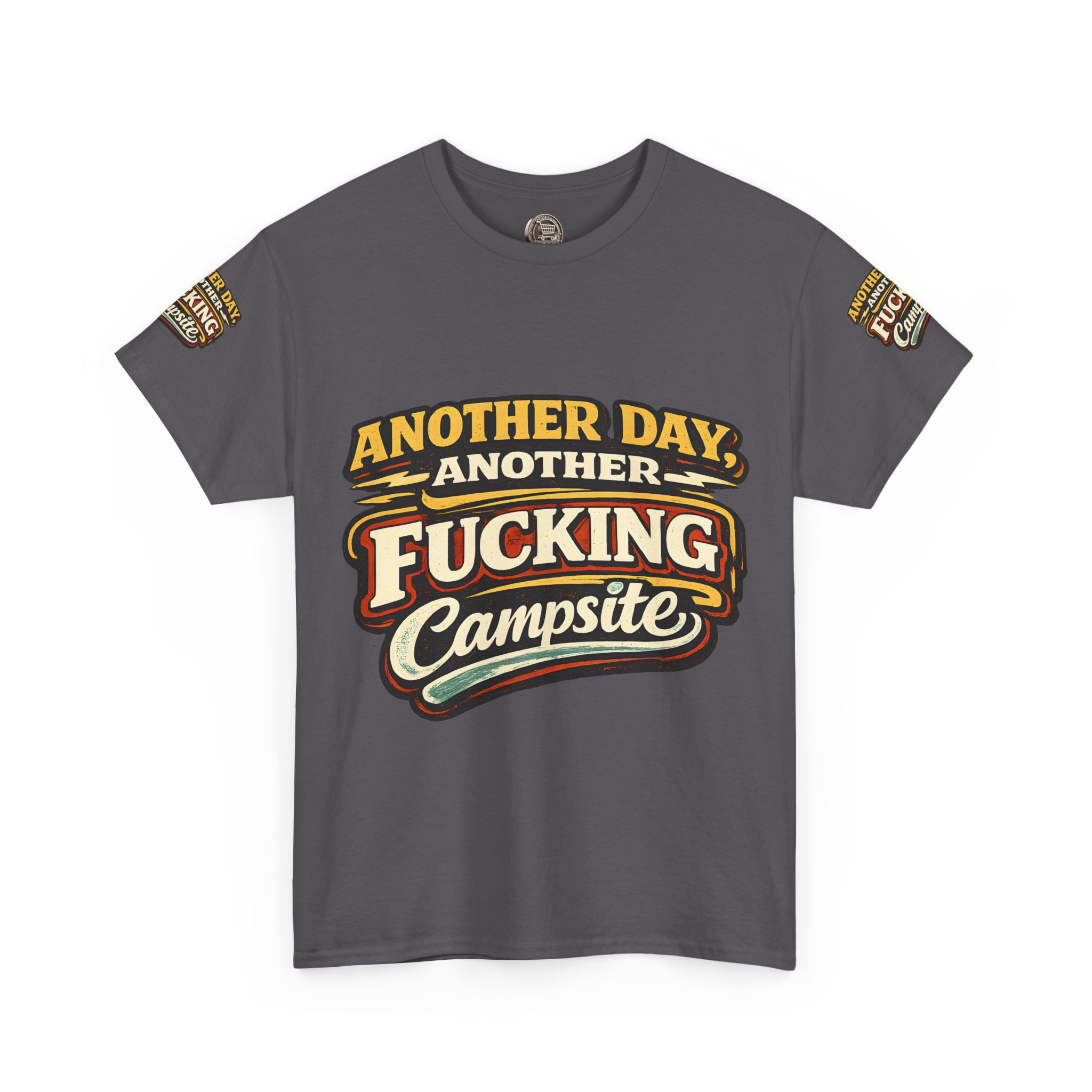 Unisex Heavy Cotton Tee — "Another Day" Design F**K-Line
