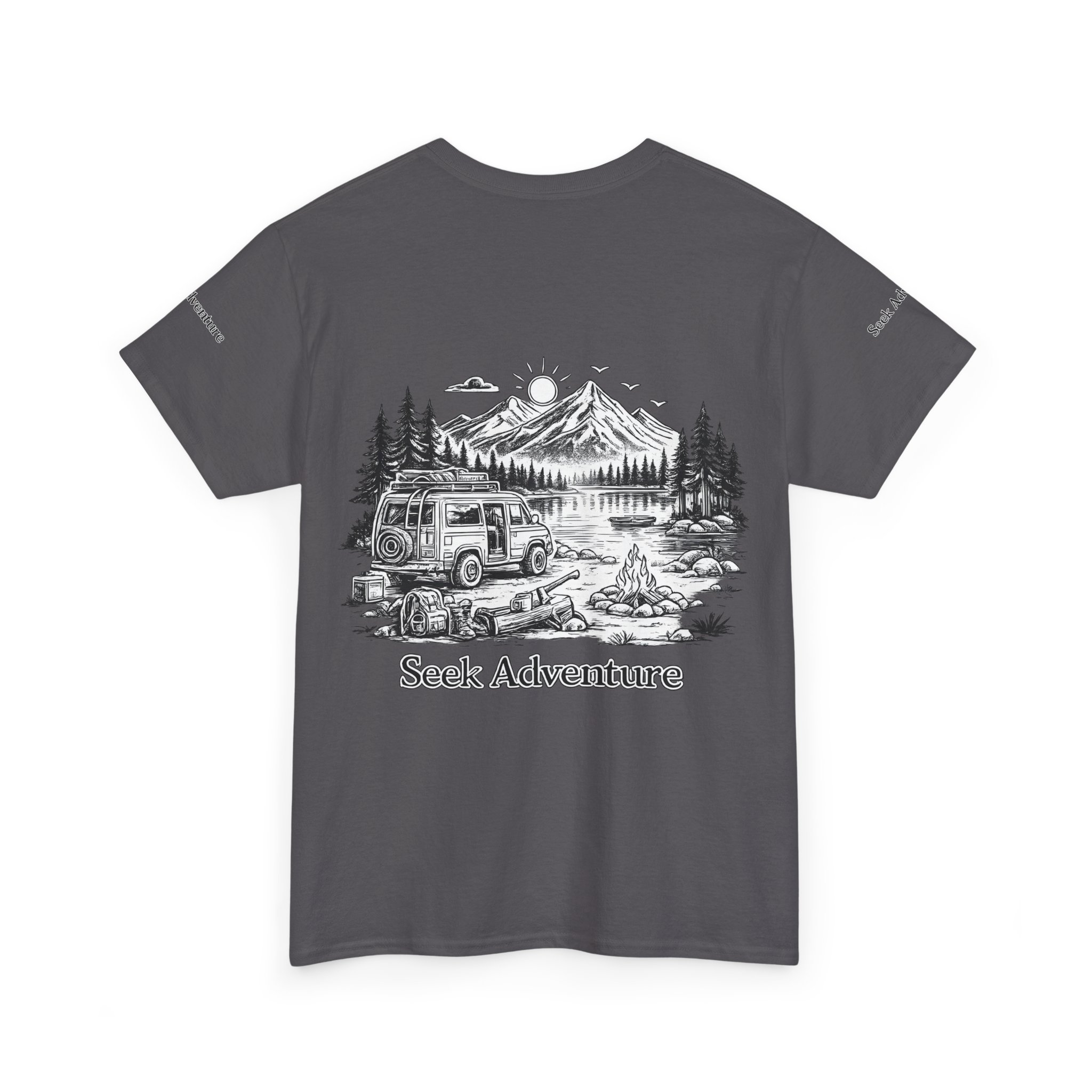 12057763609850208236_2048.jpeg Unisex Heavy Cotton Tee — "Seek Adventure" Design Minimal-Line