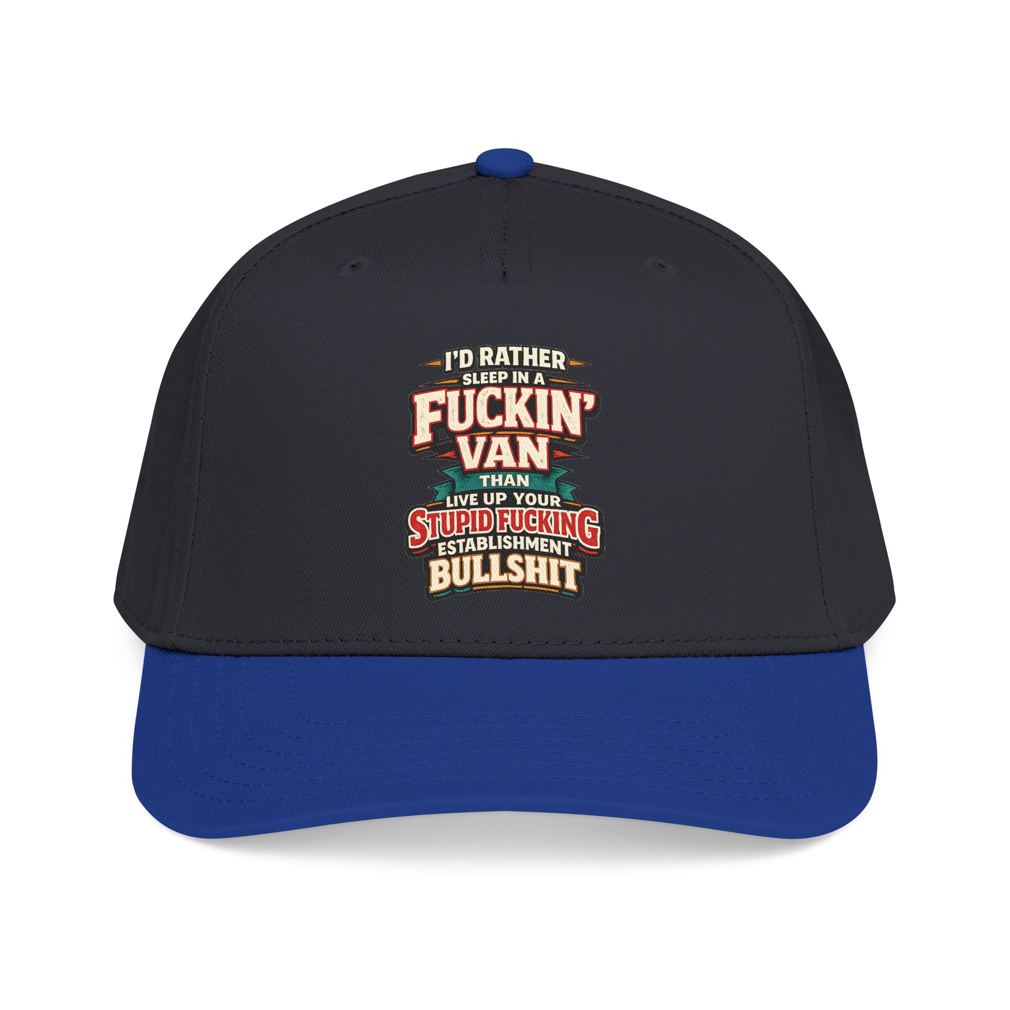 Baseball Cap - "I´d Rather Sleep in A Fucking Van" Design F**K-Line