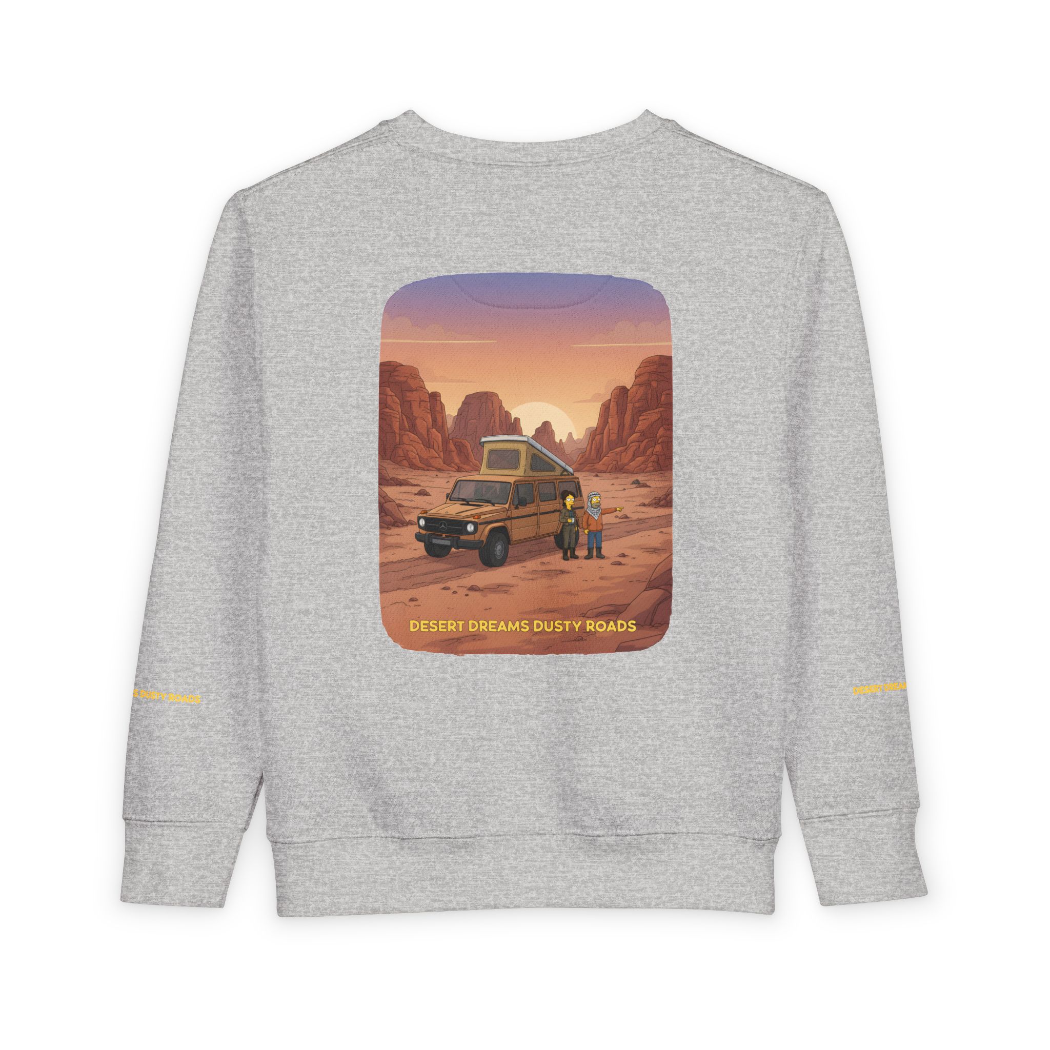 Toddler Sweatshirt - "Desert Dreams Dusty Roads" (Design Sitcom-Line)