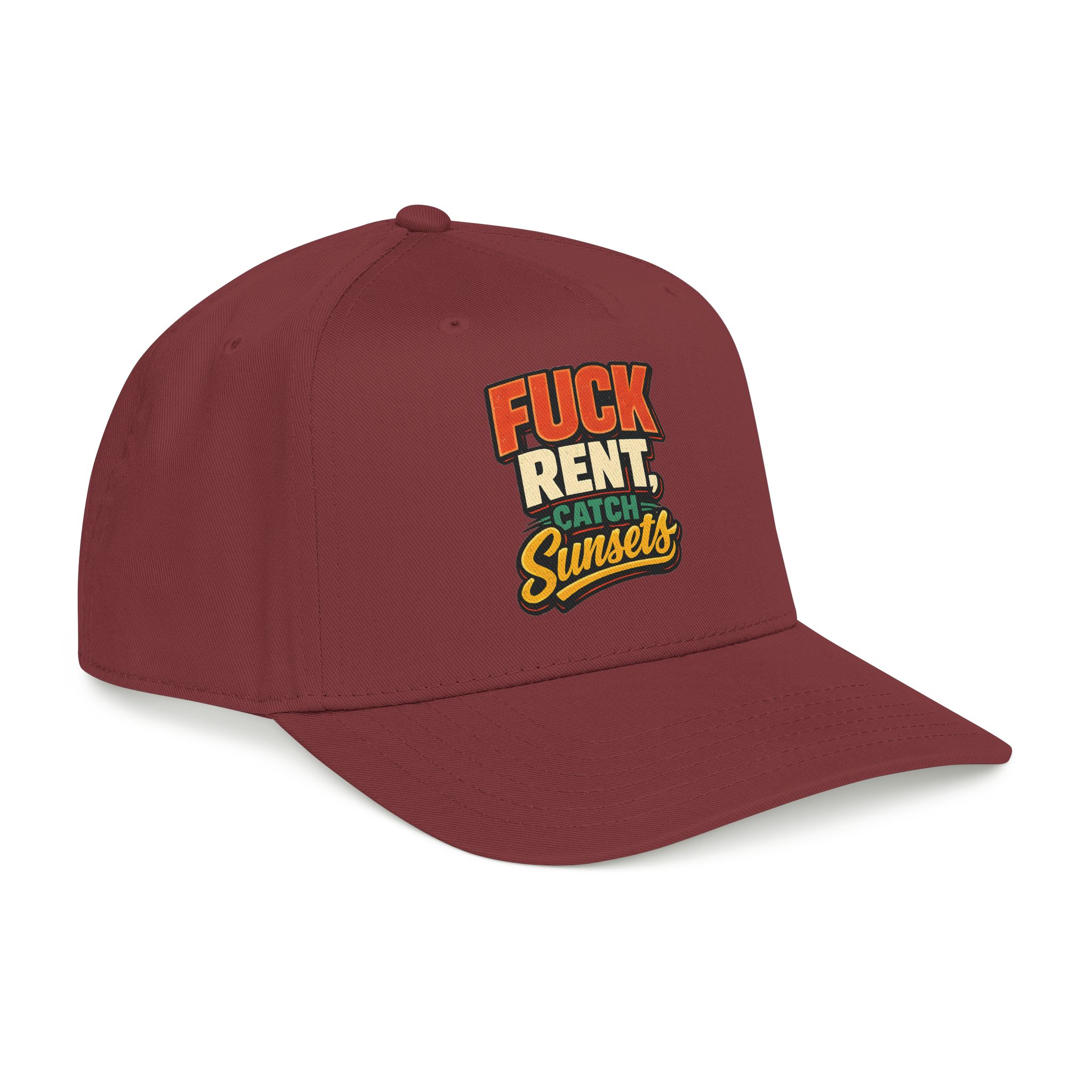 Baseball Cap - "Fuck Rent Catch Sunsets" Design F**K-Line