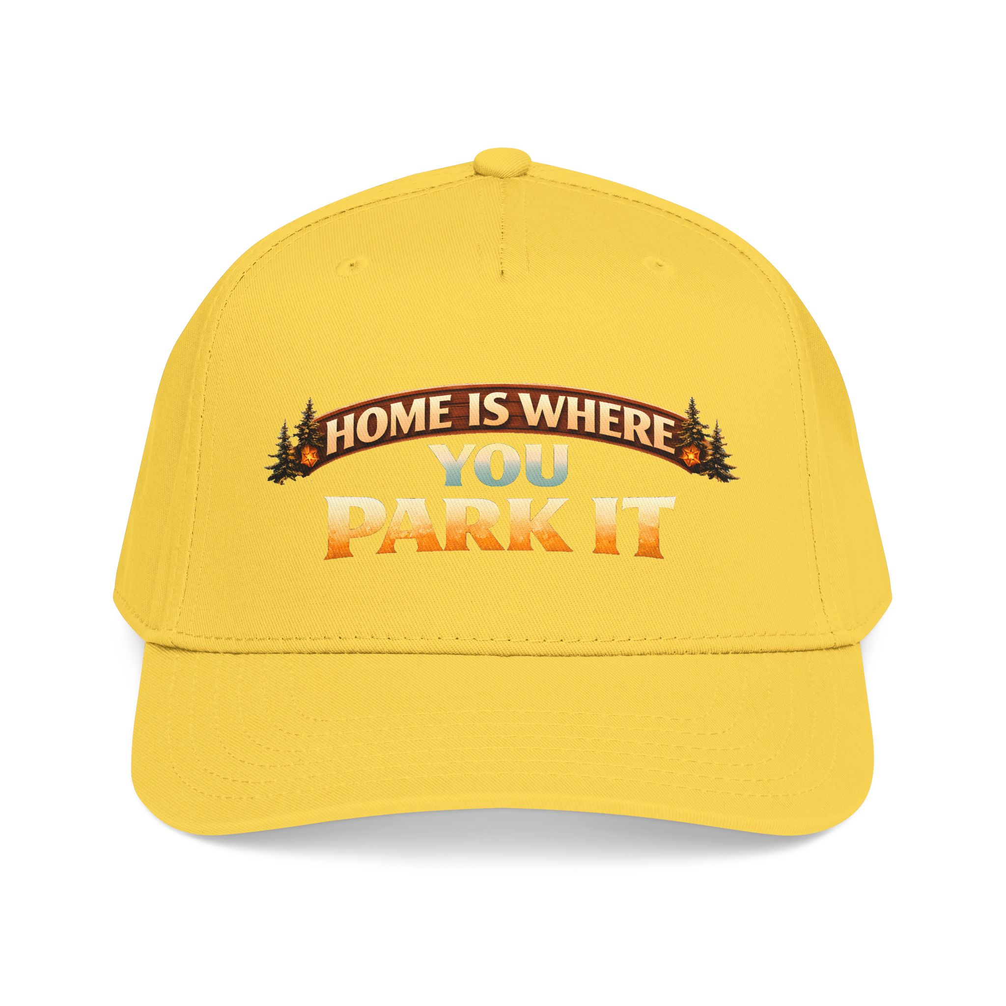 Baseball Cap - "Home Is Where You Park It" Design Scenic-Line