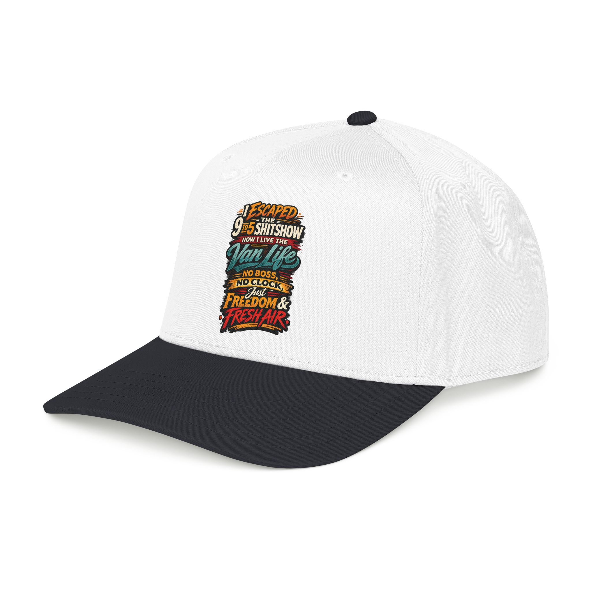 Baseball Cap - "I Escaped The 9 To 5" Design F**K-Line