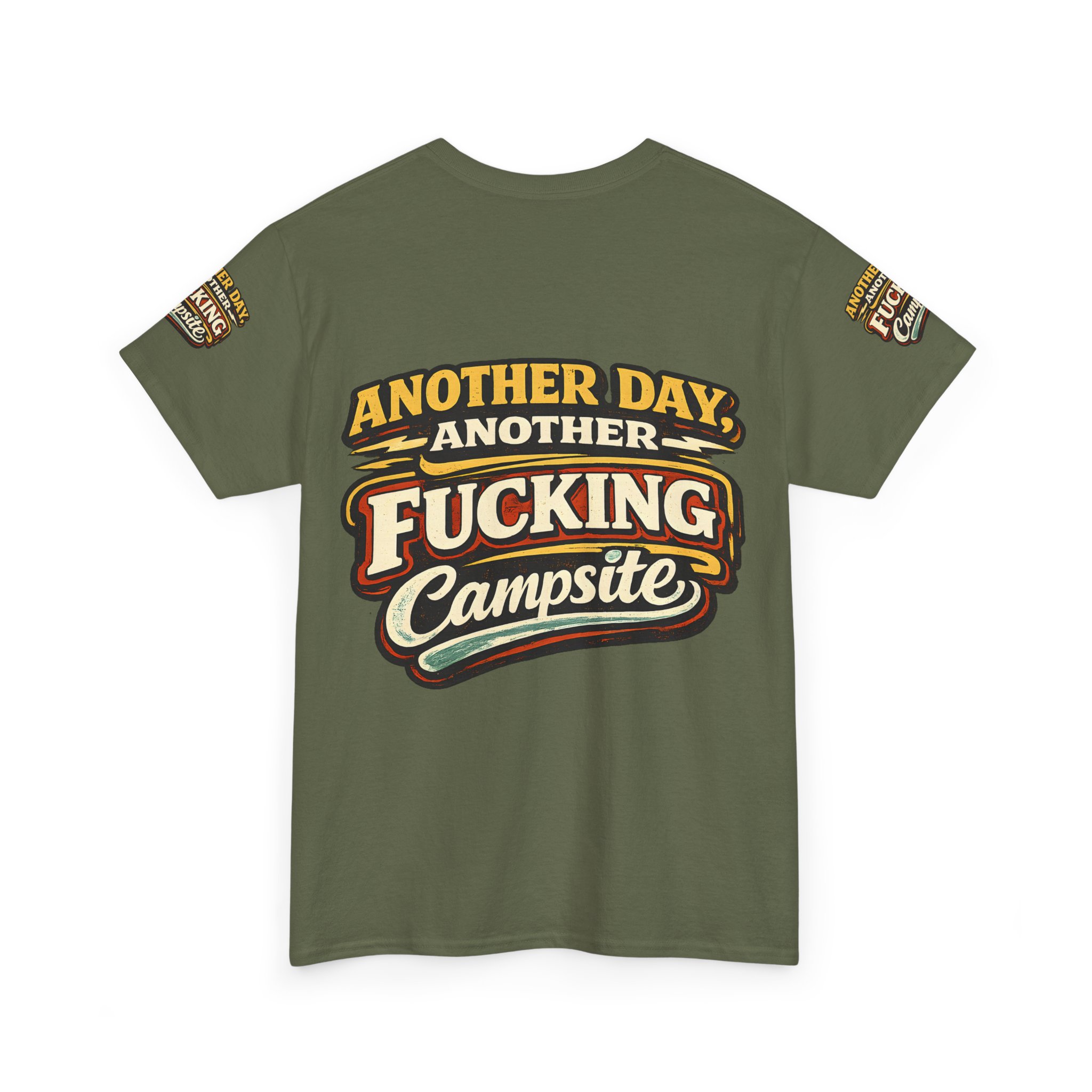 Unisex Heavy Cotton Tee — "Another Day" Design F**K-Line