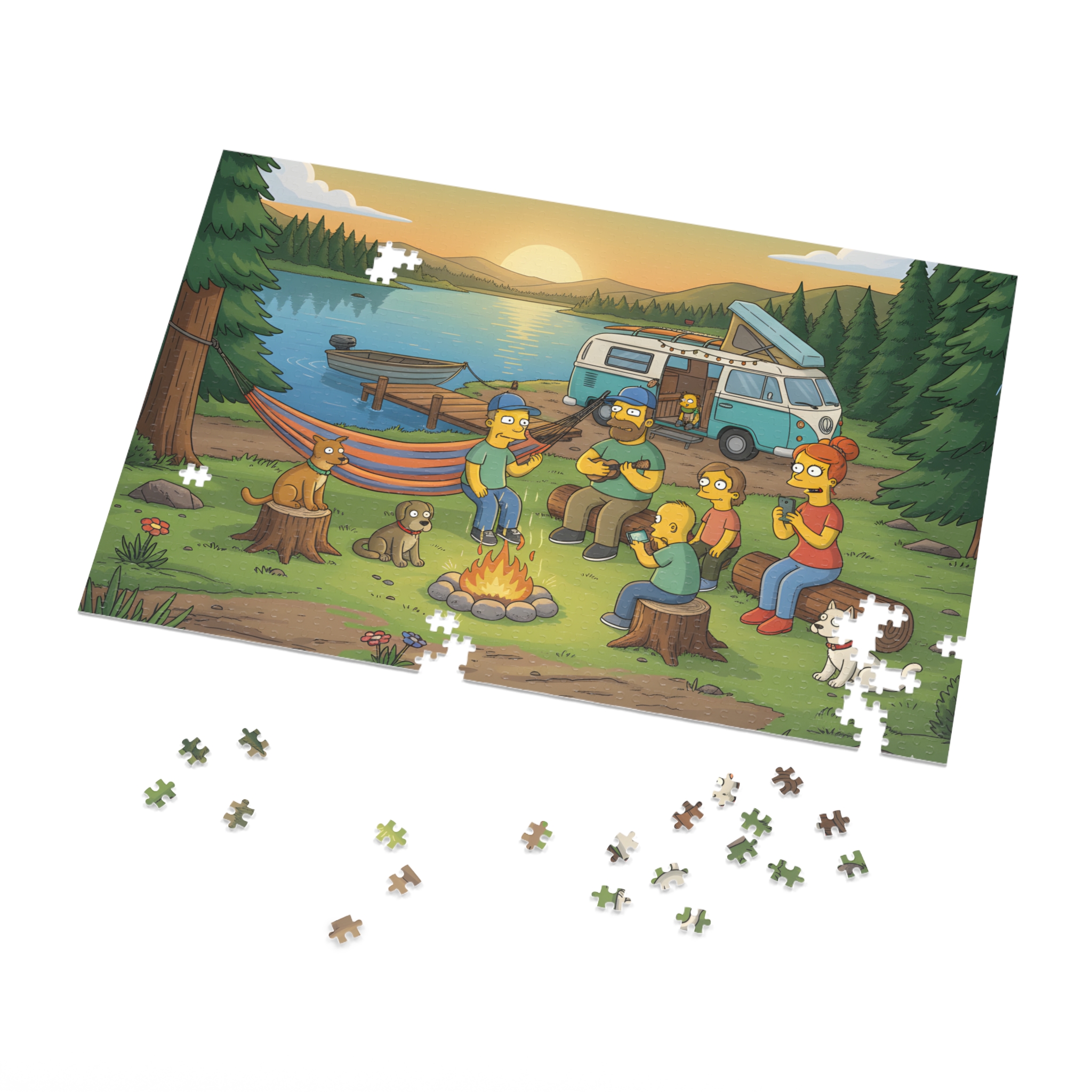 Jigsaw Puzzle with Tin — Scenic Campervan Jigsaw