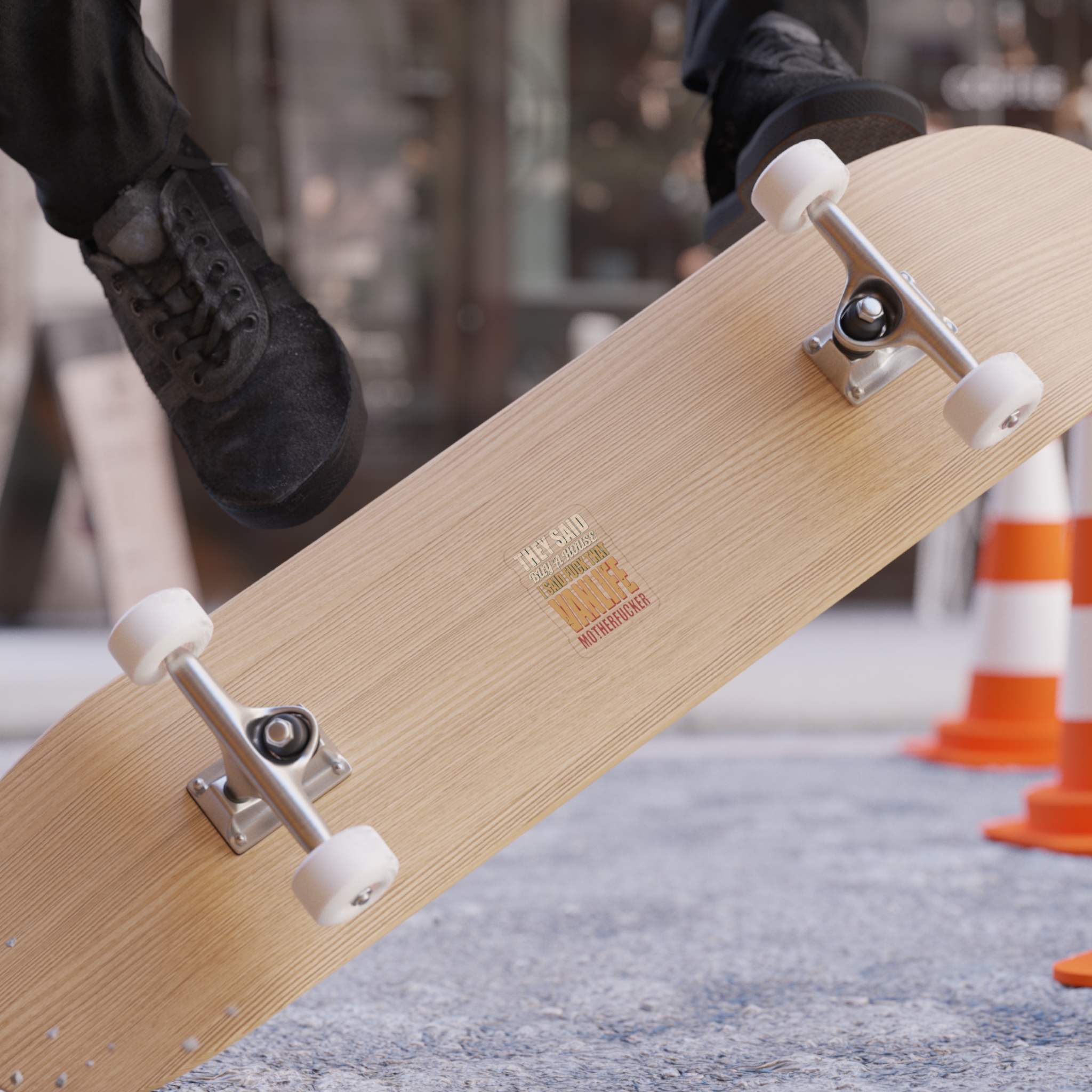 12095903054379666070_2048.jpeg Transparent Outdoor Stickers – "They Said Buy A House" Design F**K-Line