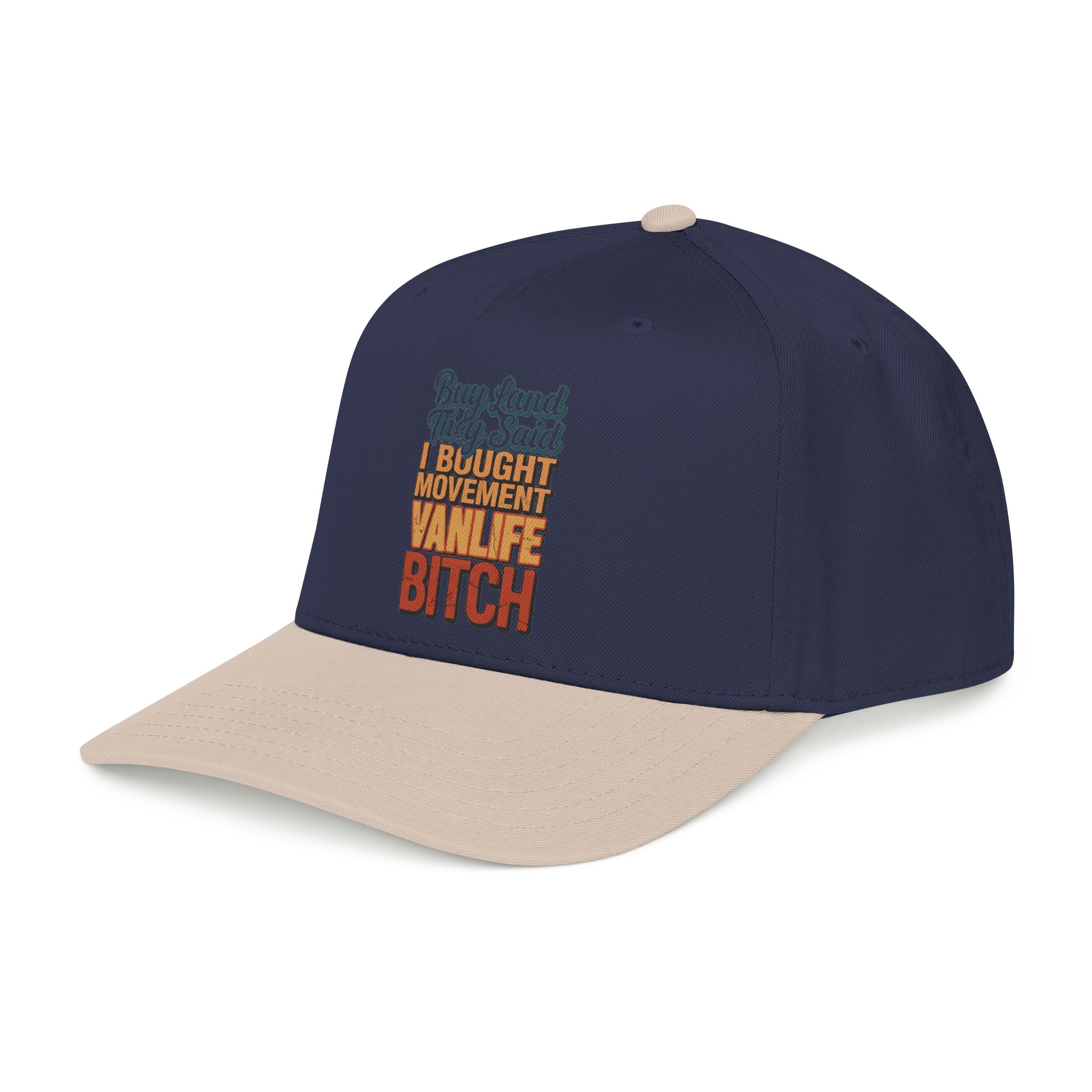 Baseball Cap - "Buy Land They Said" Design F**K-Line