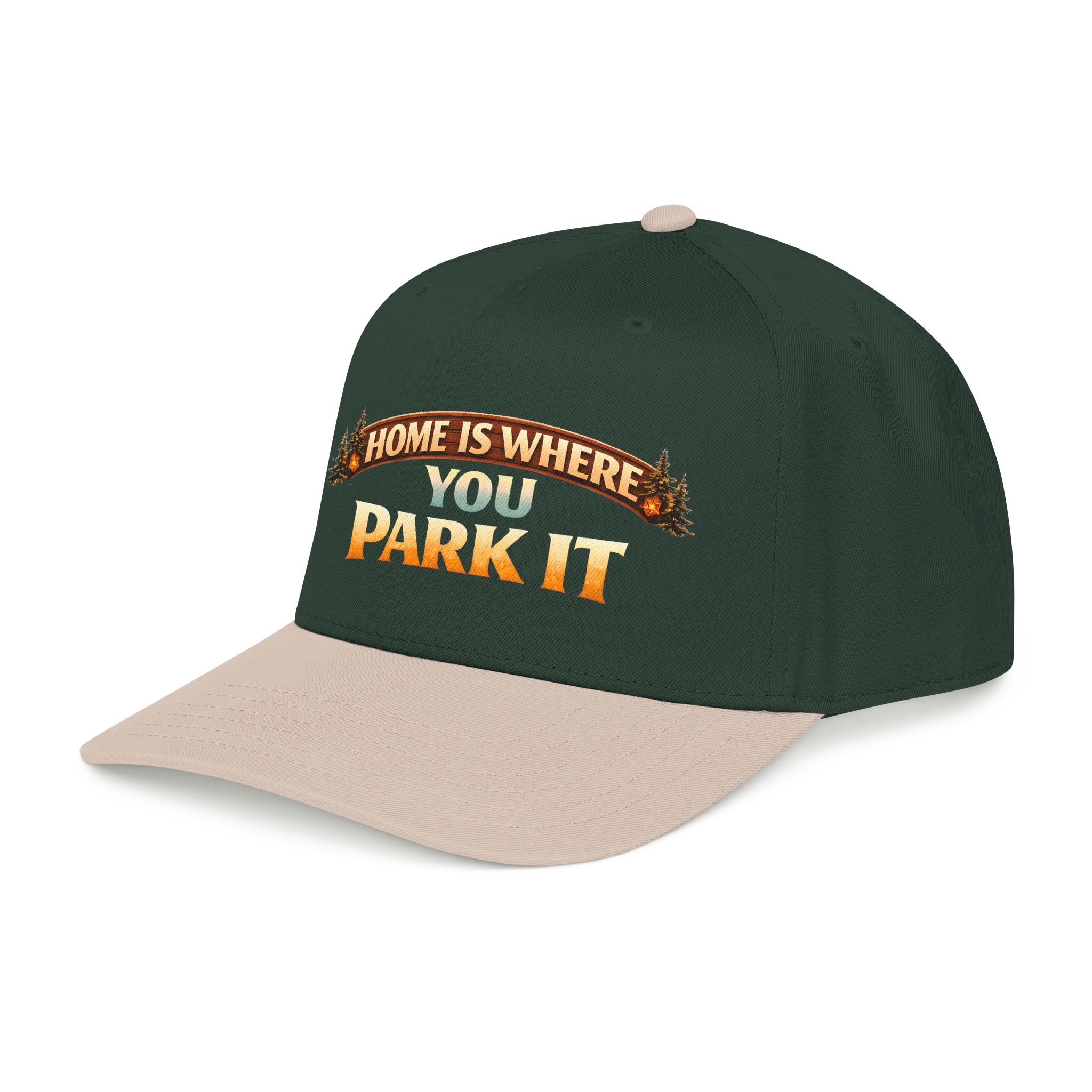 Baseball Cap - "Home Is Where You Park It" Design Scenic-Line
