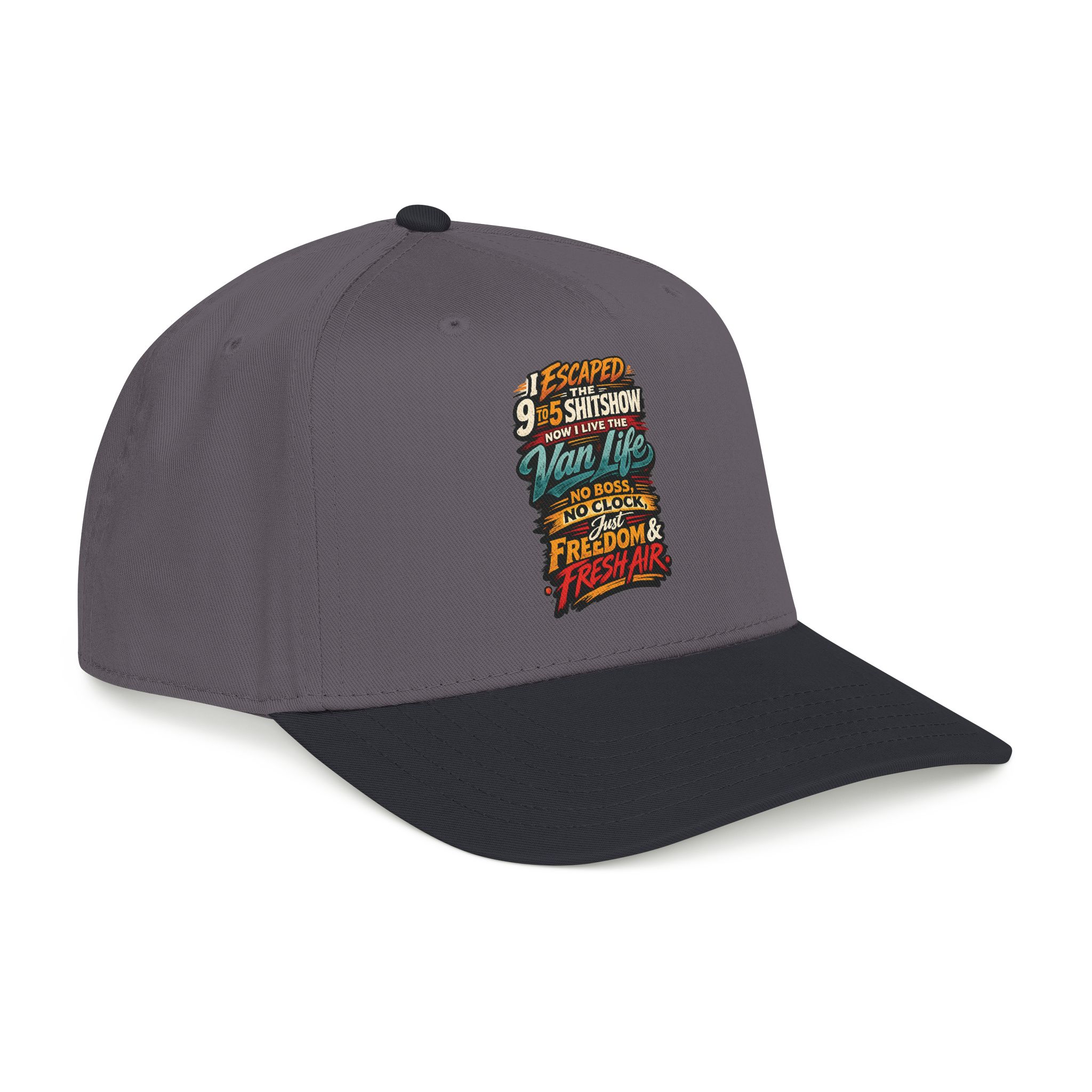 Baseball Cap - "I Escaped The 9 To 5" Design F**K-Line