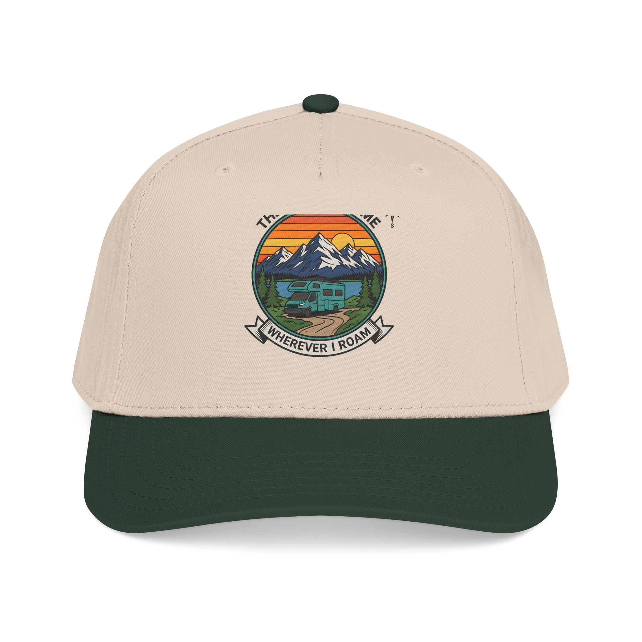 Baseball Cap — "The Road Is Home, Wherever I Roam"