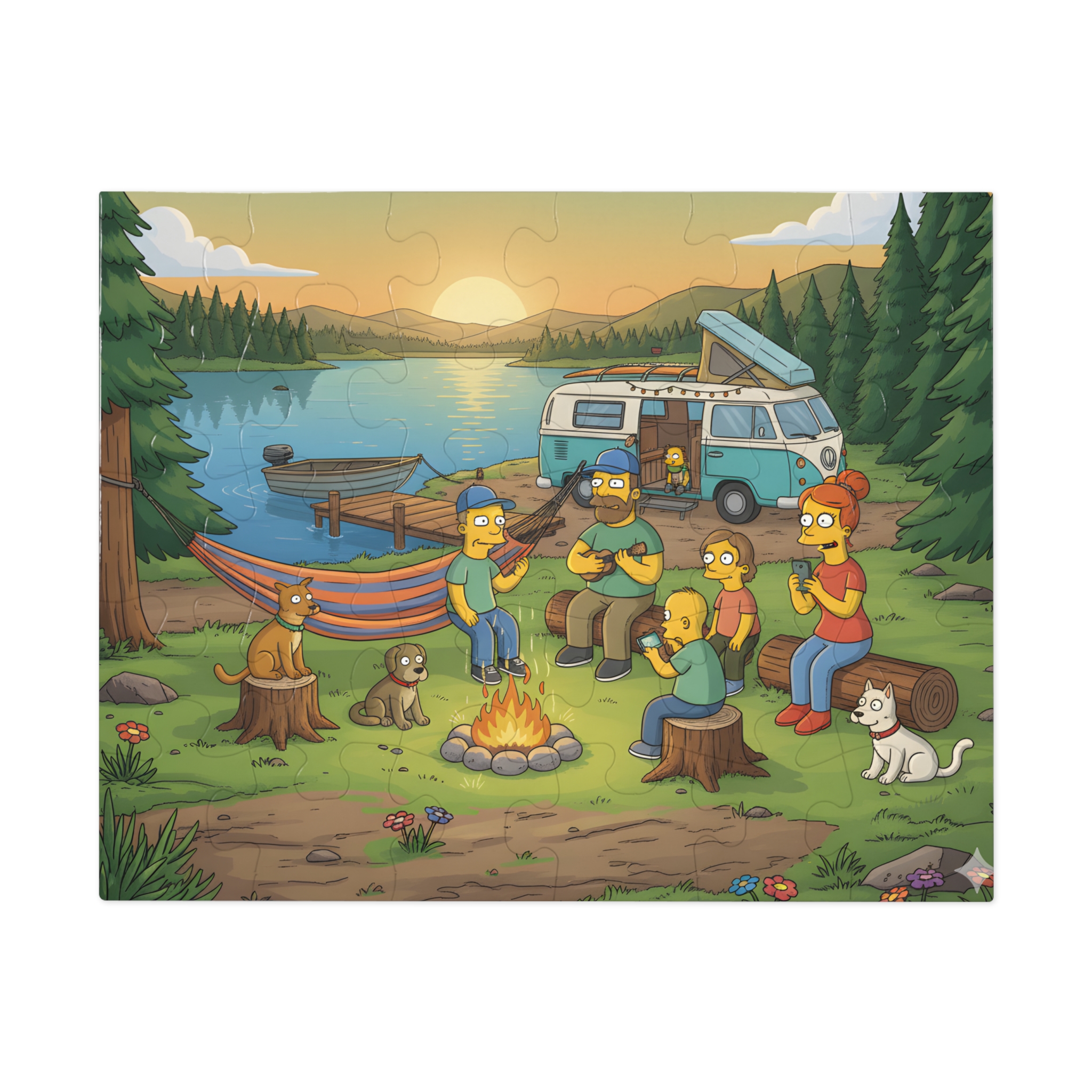 Jigsaw Puzzle with Tin — Scenic Campervan Jigsaw