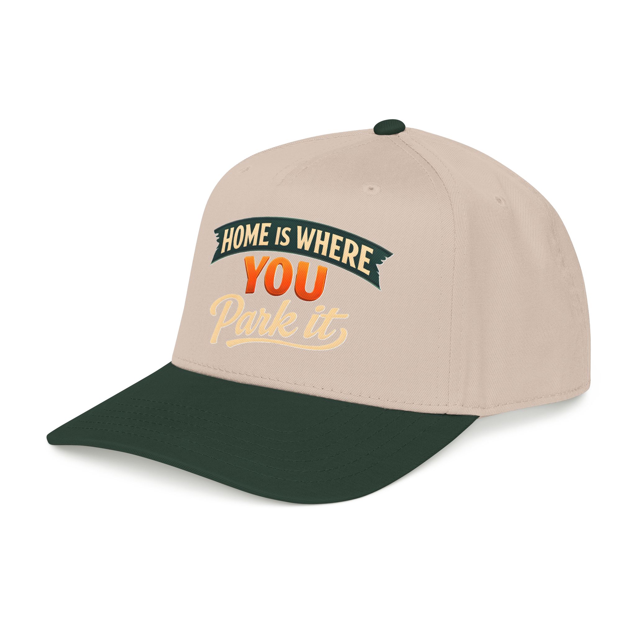 Baseball Cap - "Home Is where You Park It" Design Scenic-Line