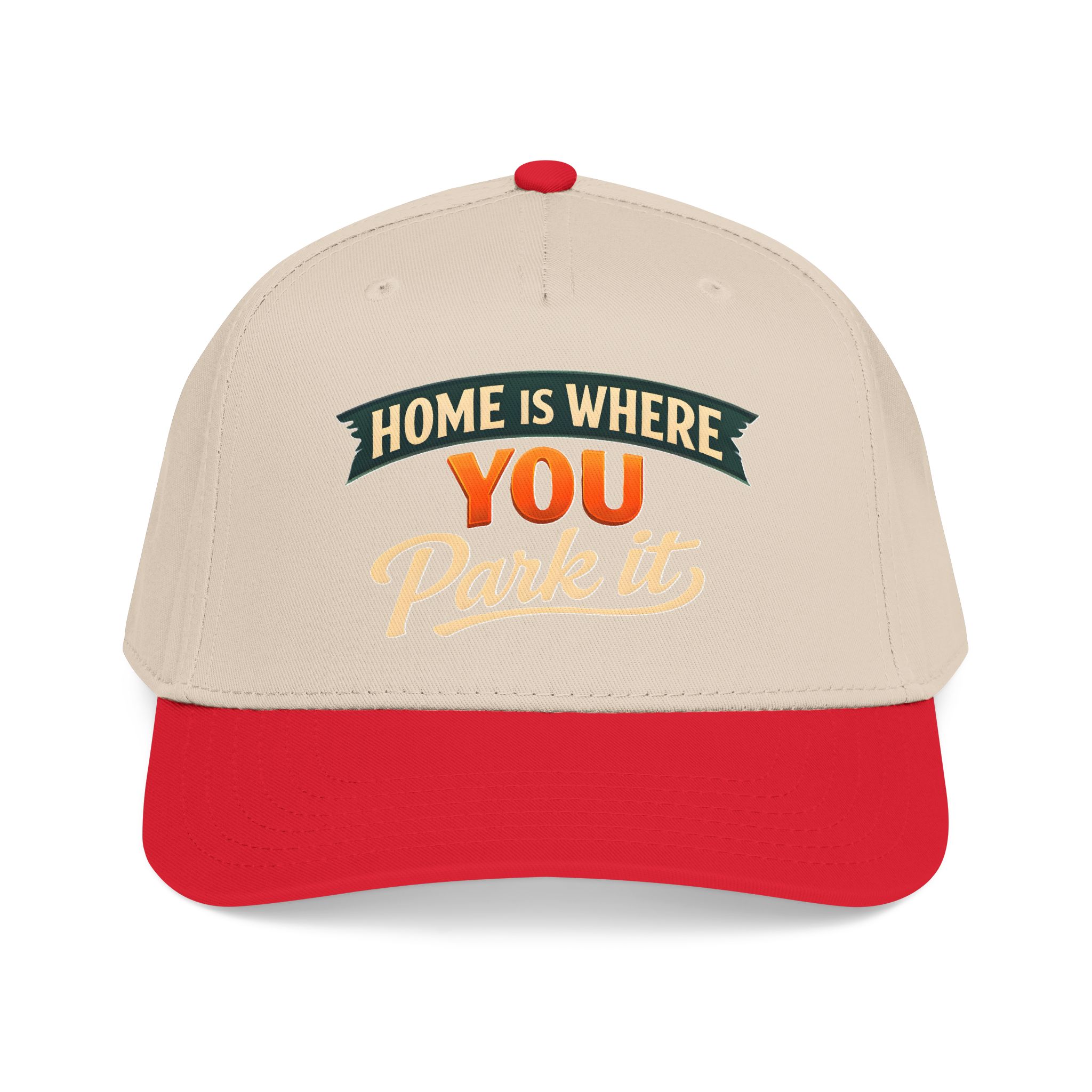 Baseball Cap - "Home Is where You Park It" Design Scenic-Line