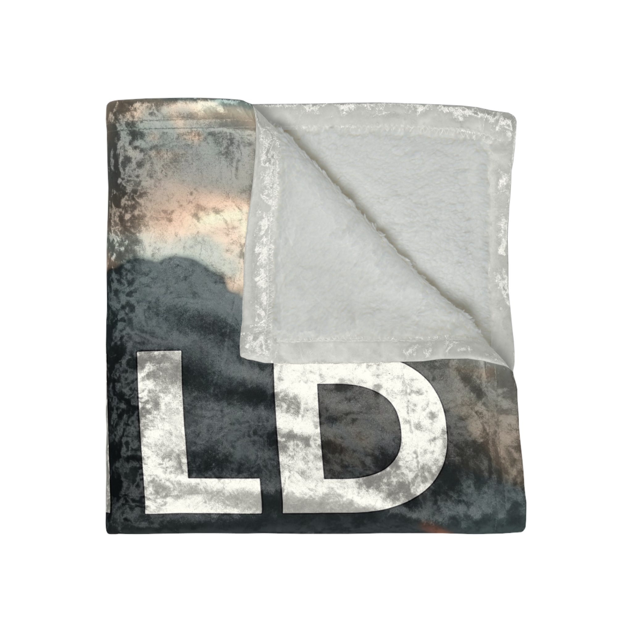 Crushed Velvet Blanket — 'Wild Things Are Always Worth Waiting For' Scenic Adventure Throw