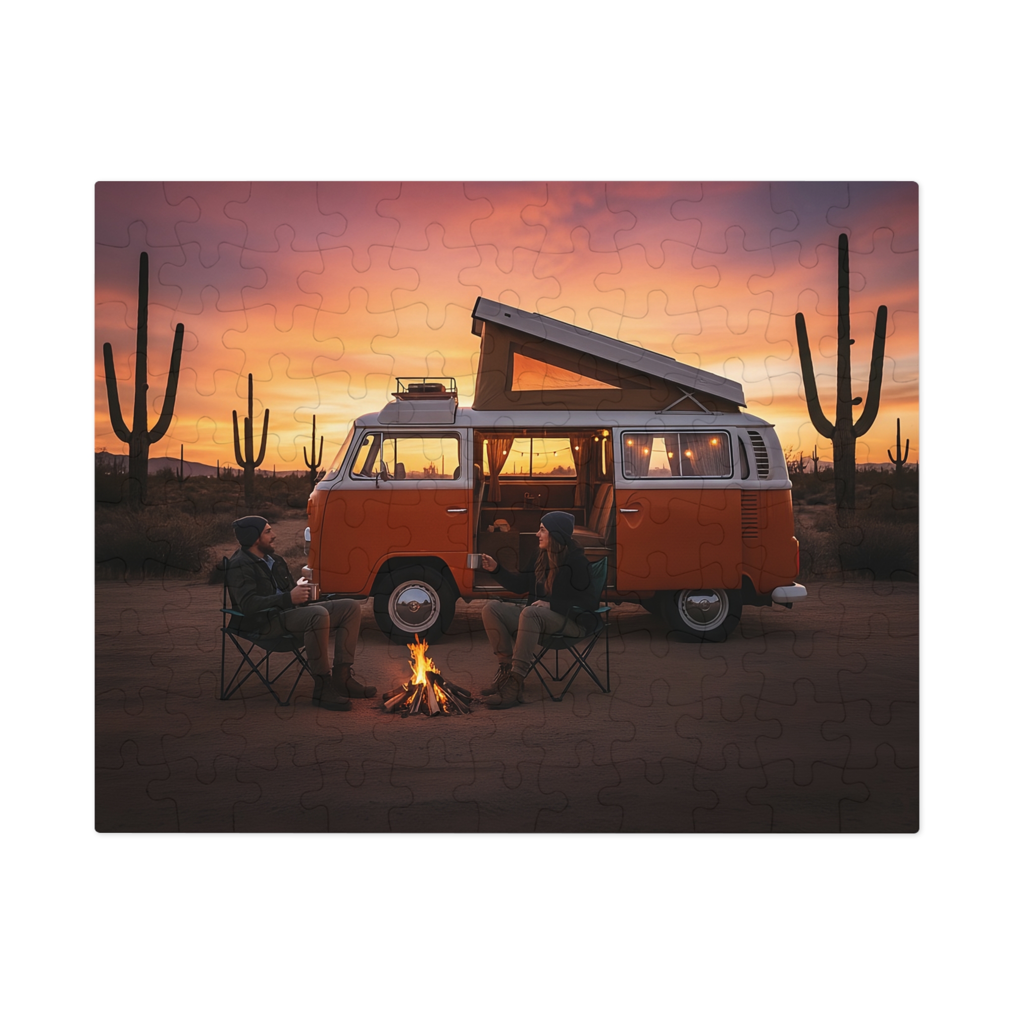 12181244283923716950_2048.jpeg Jigsaw Puzzle with — Campervan Sunset Jigsaw