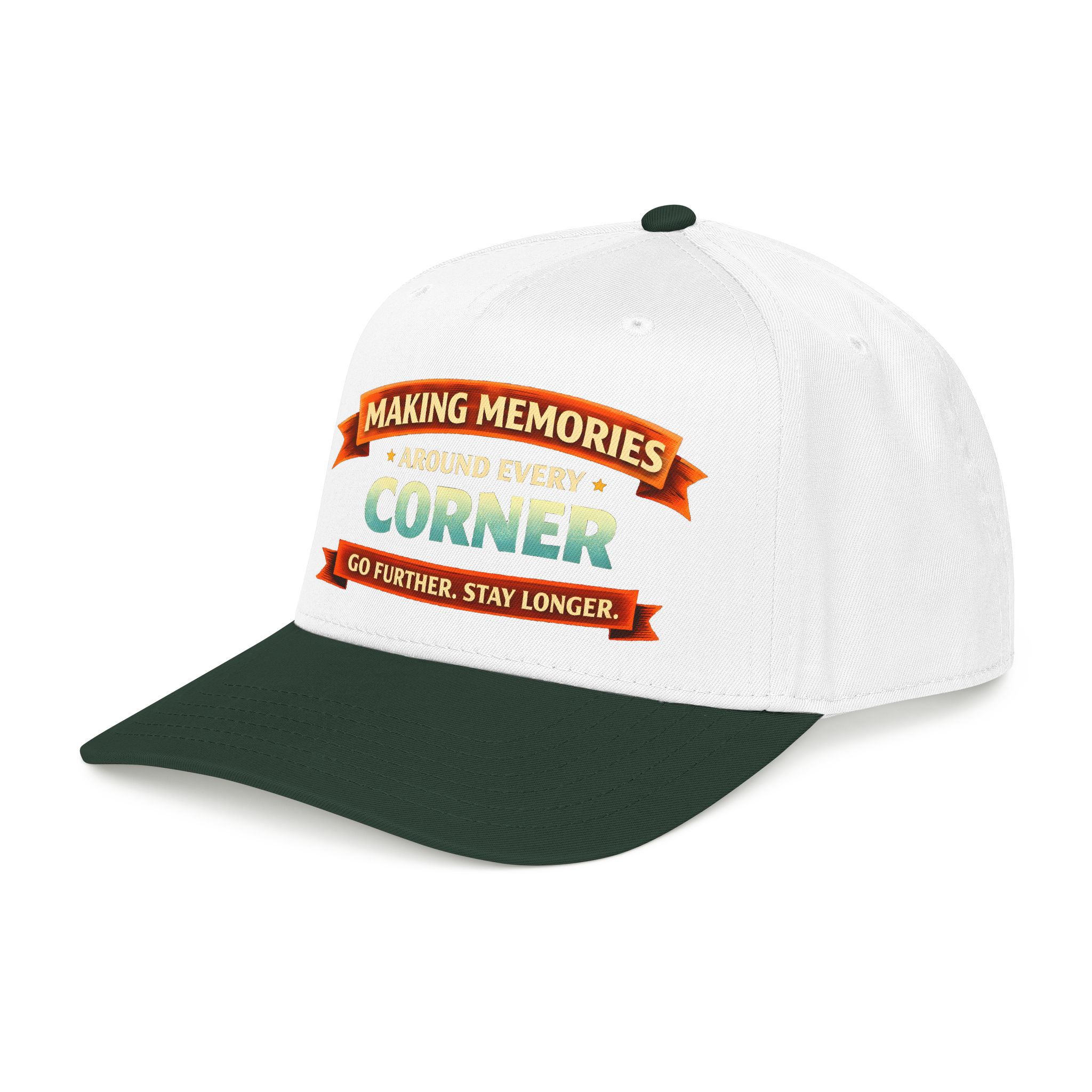 Baseball Cap - "Making Memories Around Every Corner" Design Scenic-Line