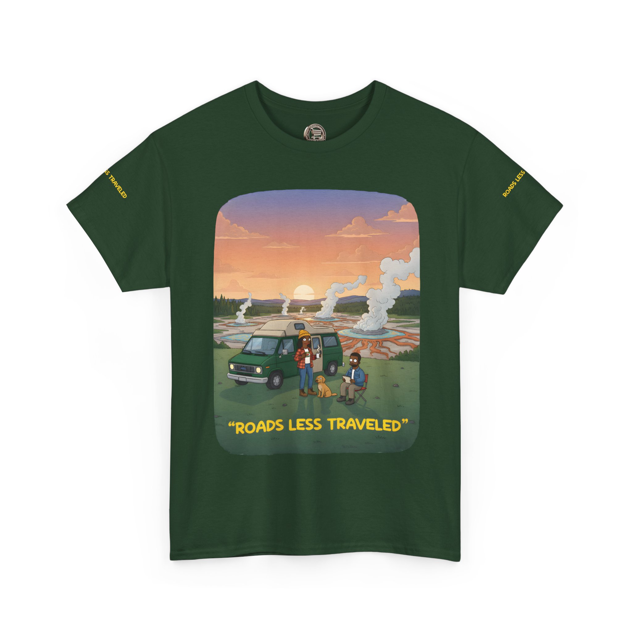 12207416424801766907_2048.jpeg Unisex Heavy Cotton Tee — "Roads Less Traveled" Design Sitcom-Line
