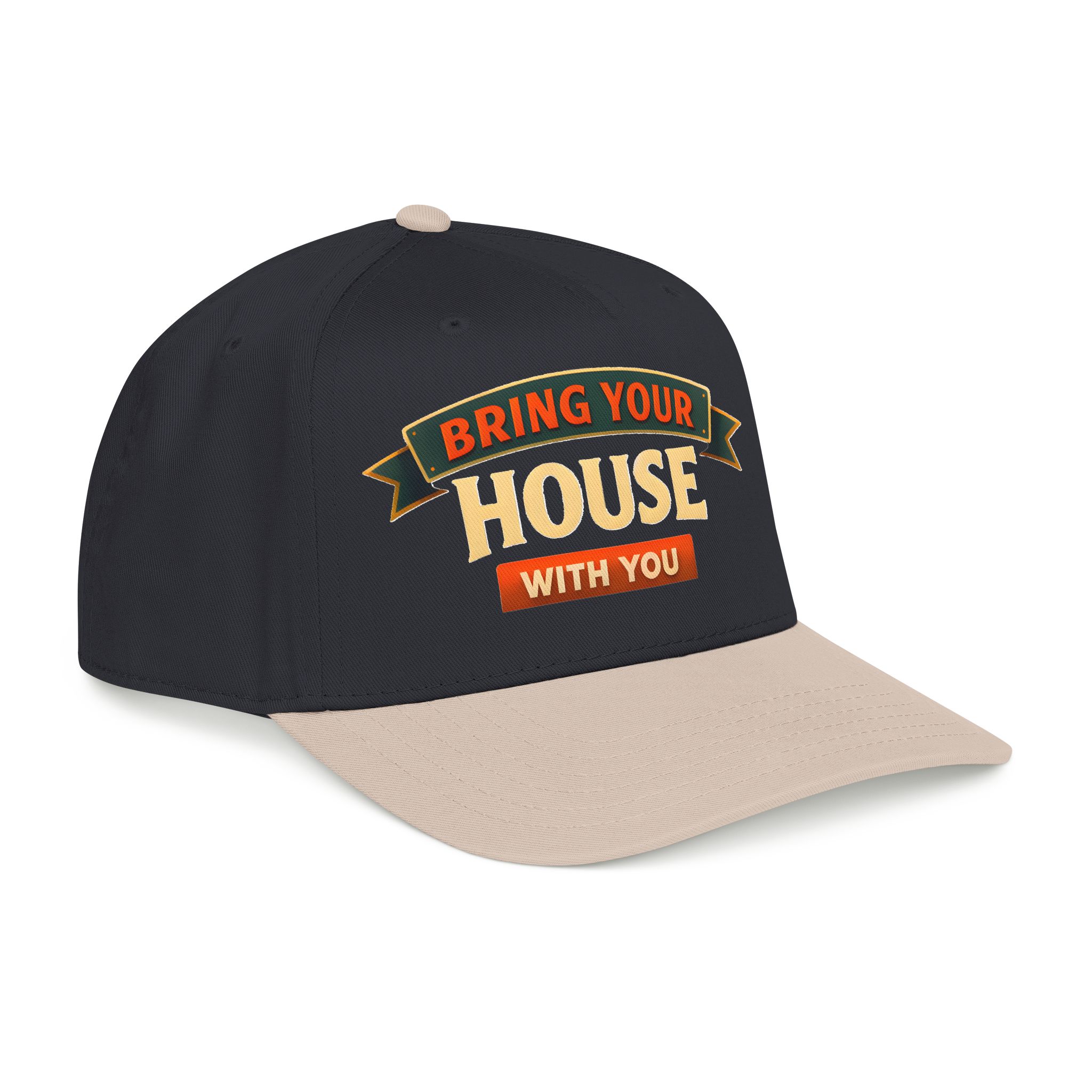 Baseball Cap - "Bring Your House With You" Design Scenic-Line
