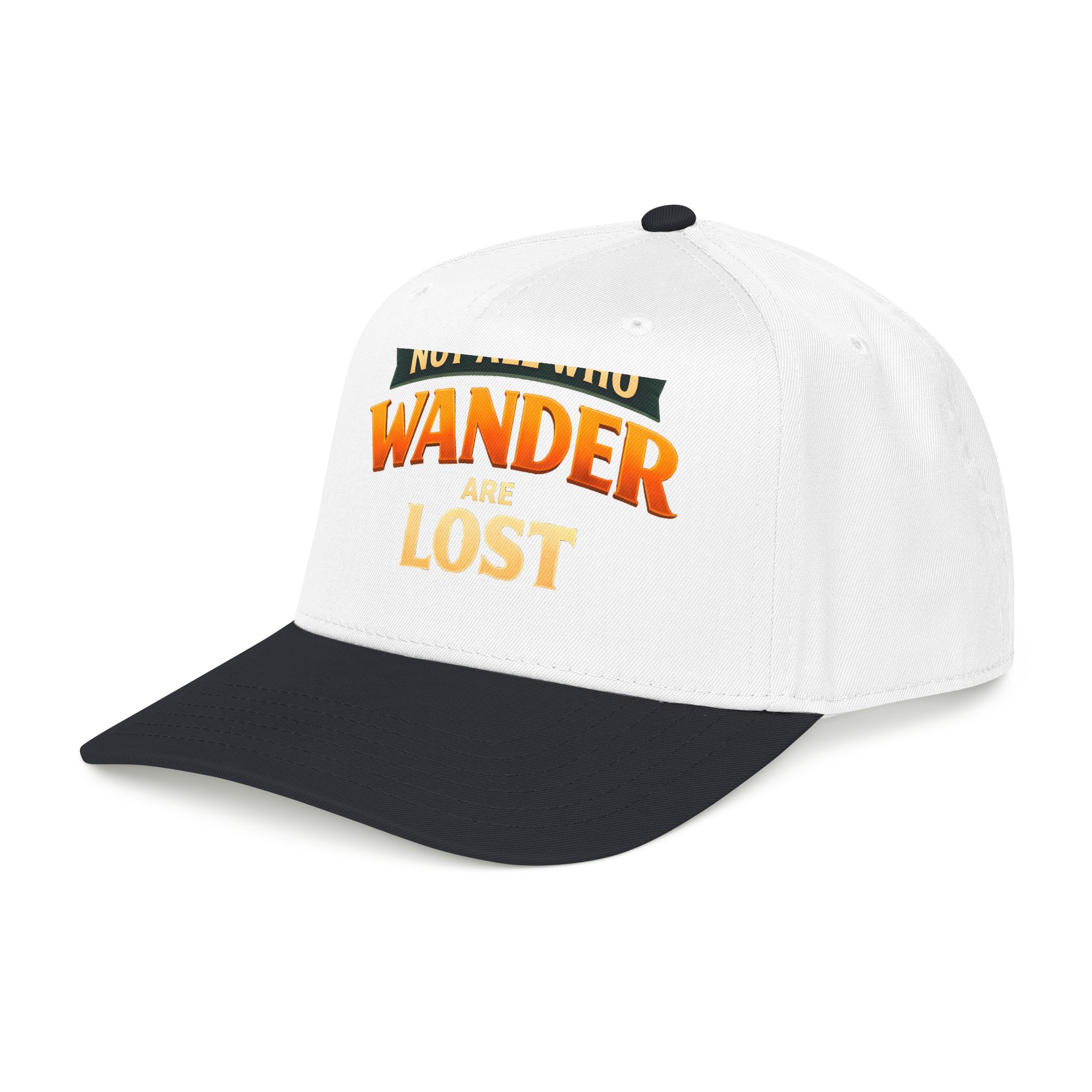 Baseball Cap - "Not All Who Wander Are Lost" Design Scenic-Line