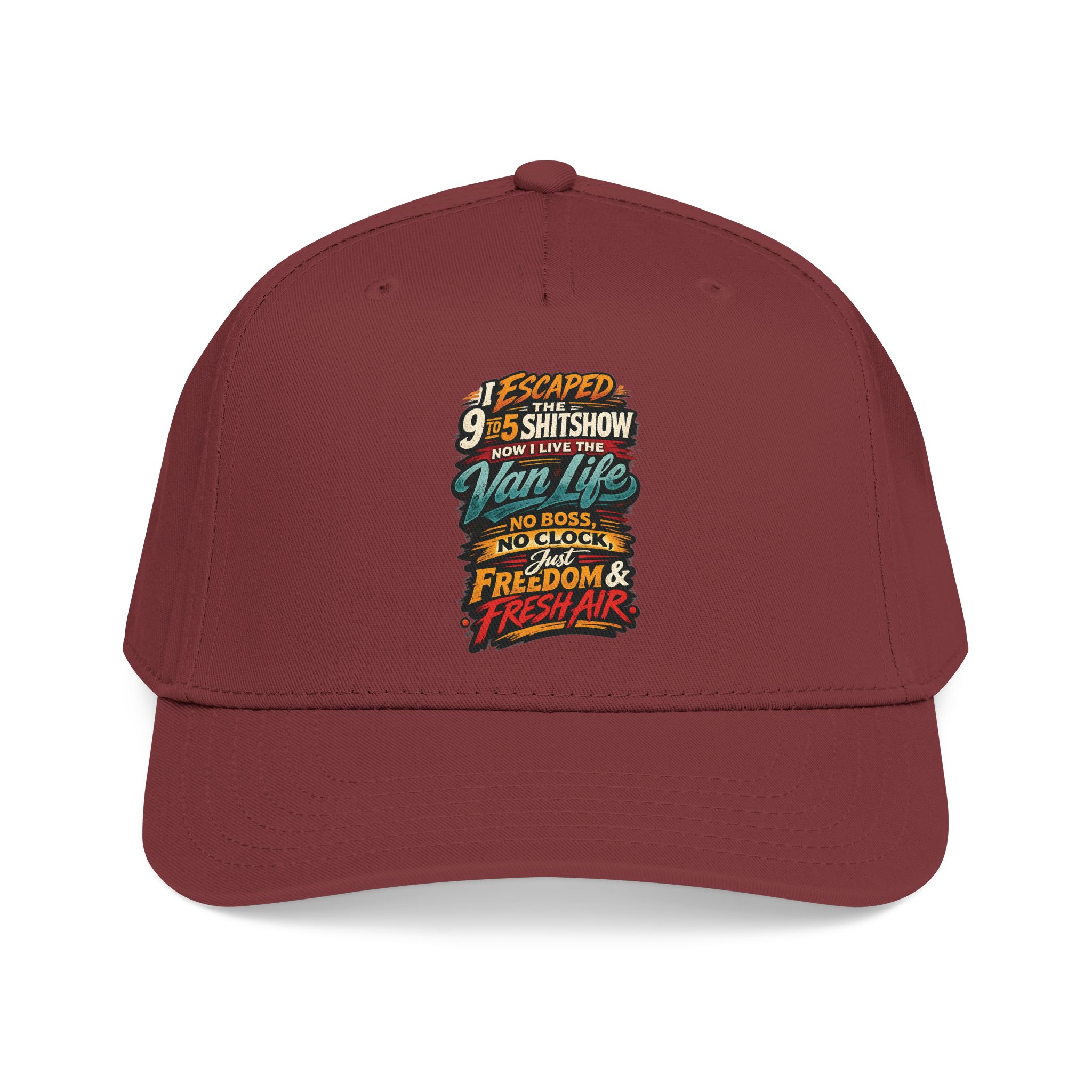 Baseball Cap - "I Escaped The 9 To 5" Design F**K-Line