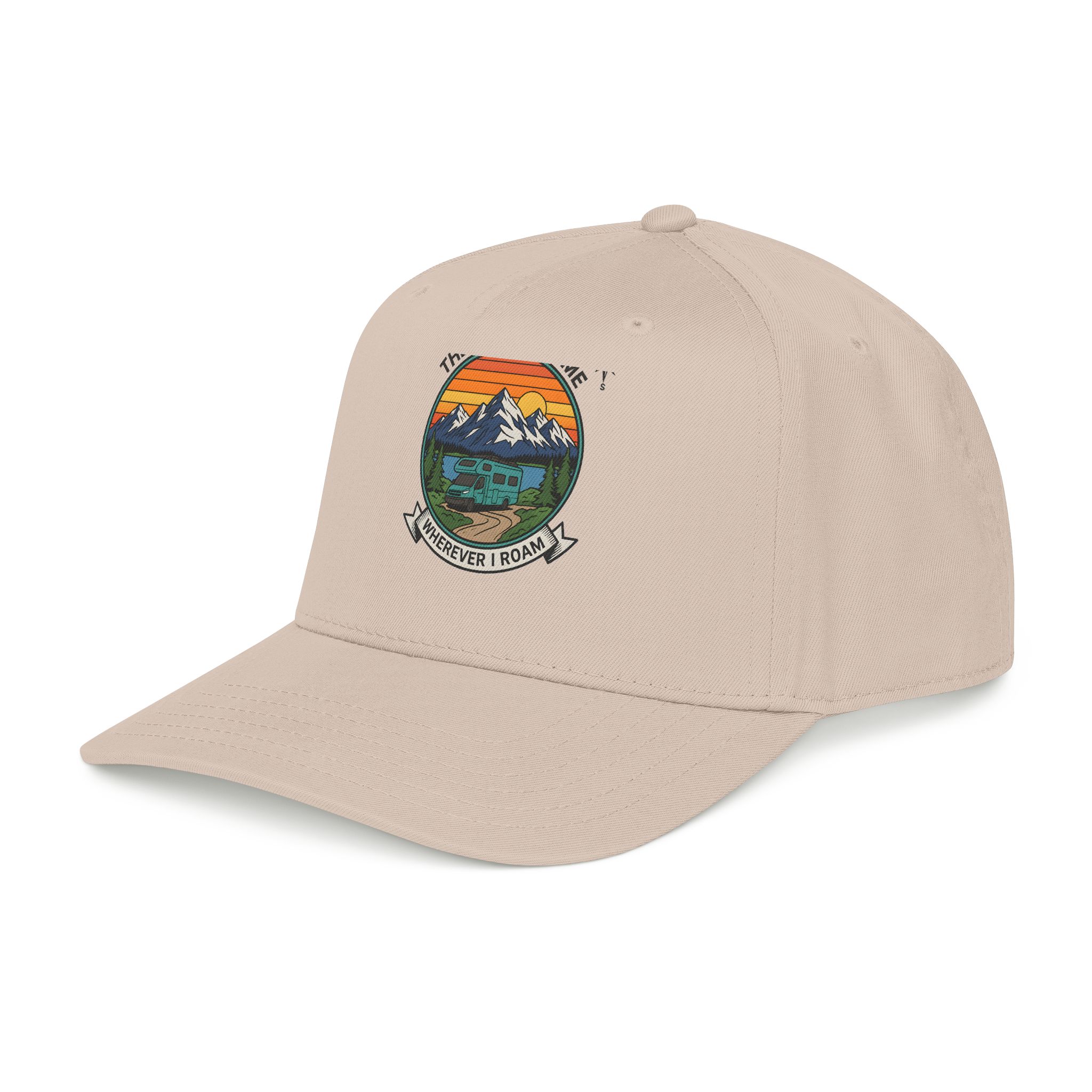 Baseball Cap — "The Road Is Home, Wherever I Roam"