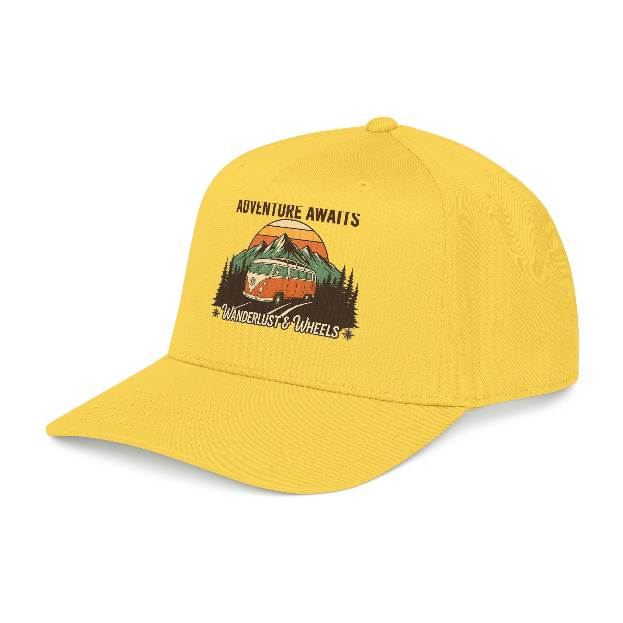 Baseball Cap - "Home Is Where You Adventure Awaits" Mid Profile Baseball Cap