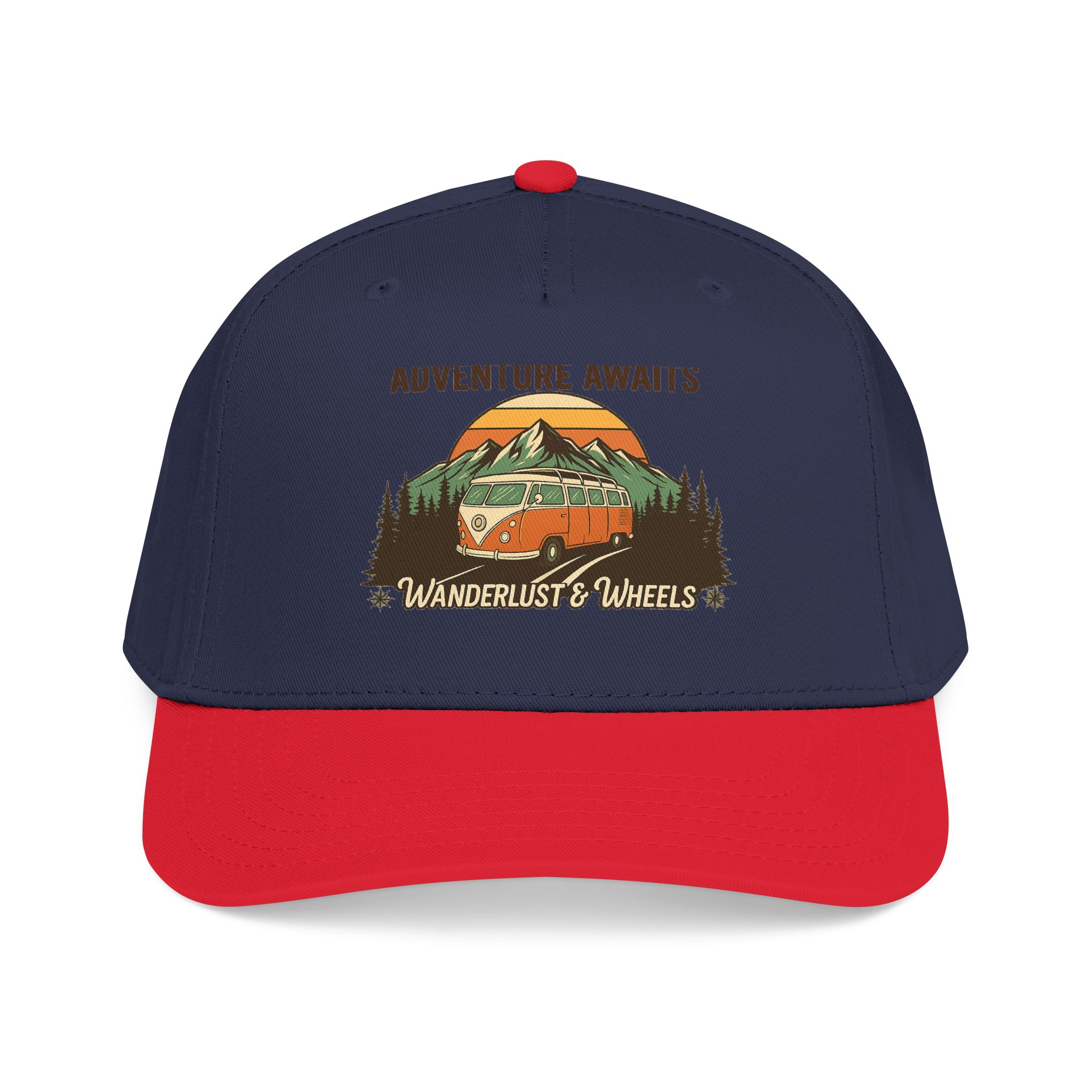 Baseball Cap - "Home Is Where You Adventure Awaits" Mid Profile Baseball Cap