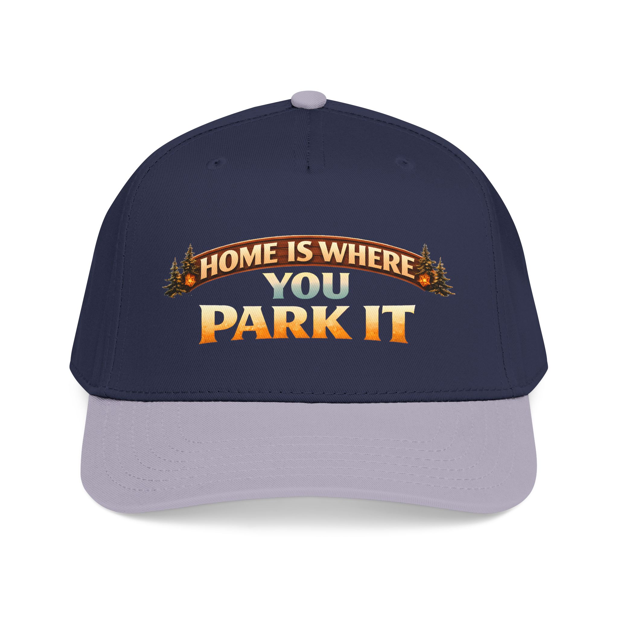 Baseball Cap - "Home Is Where You Park It" Design Scenic-Line