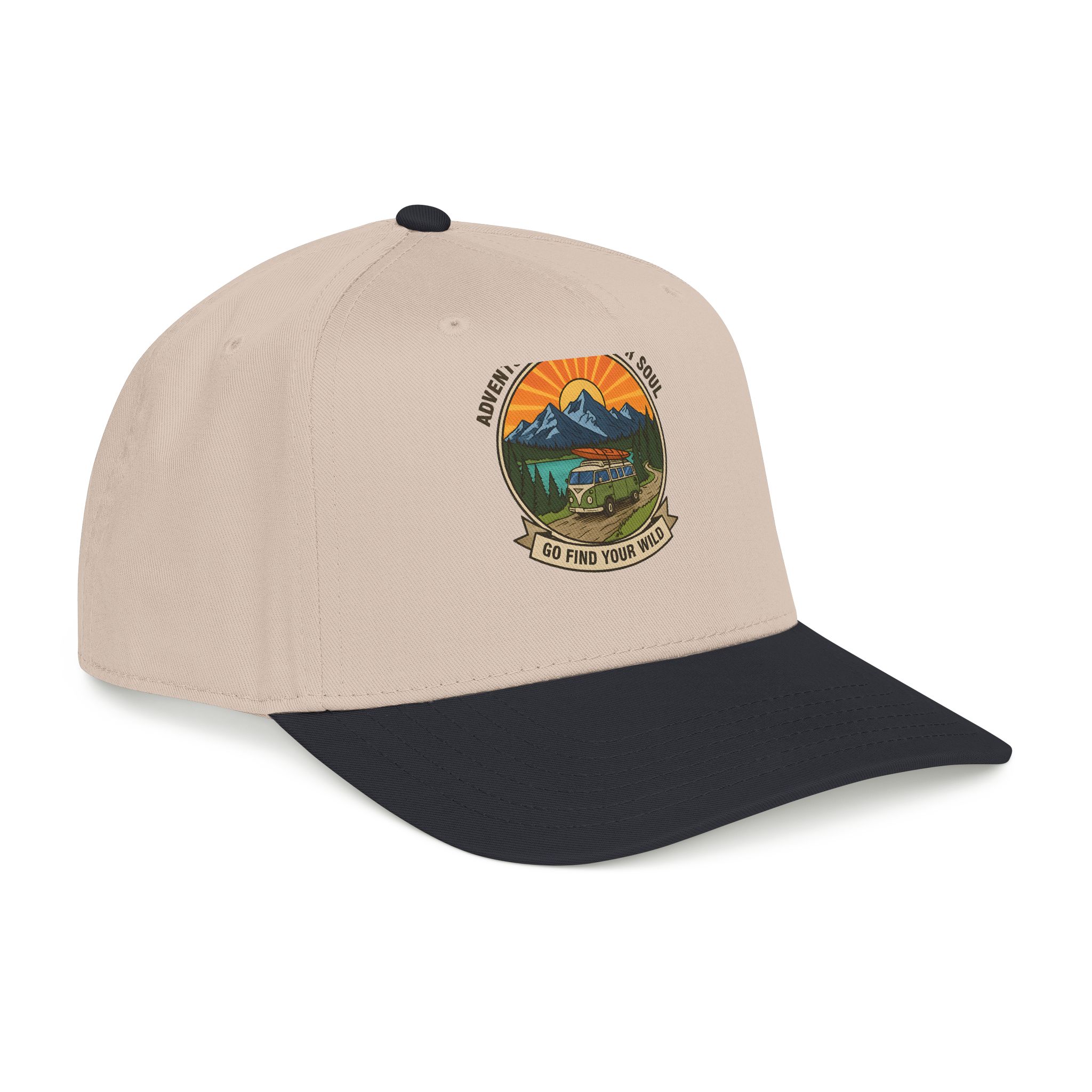Baseball Cap — "Go Find Your Wild" Outdoor Patch