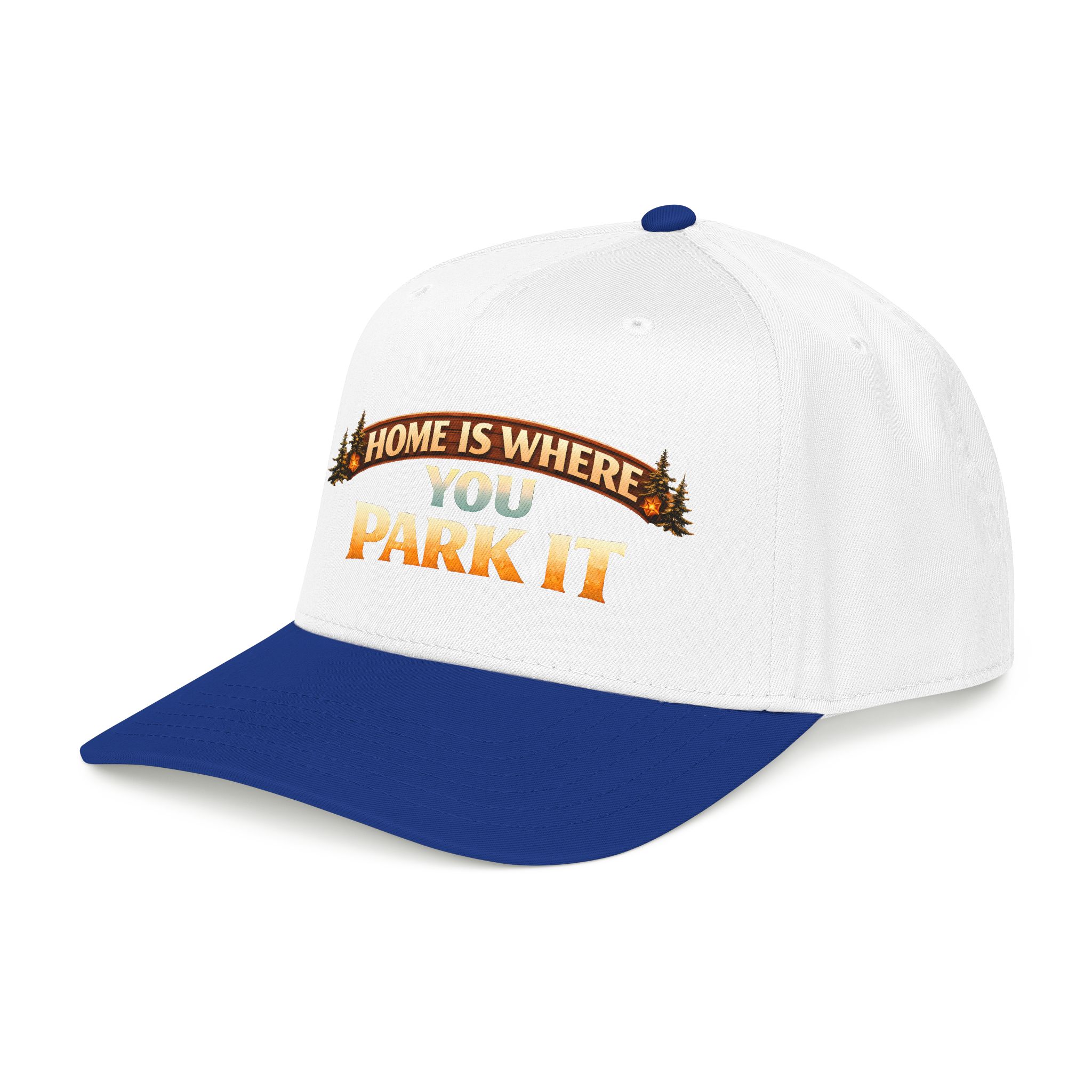 Baseball Cap - "Home Is Where You Park It" Design Scenic-Line