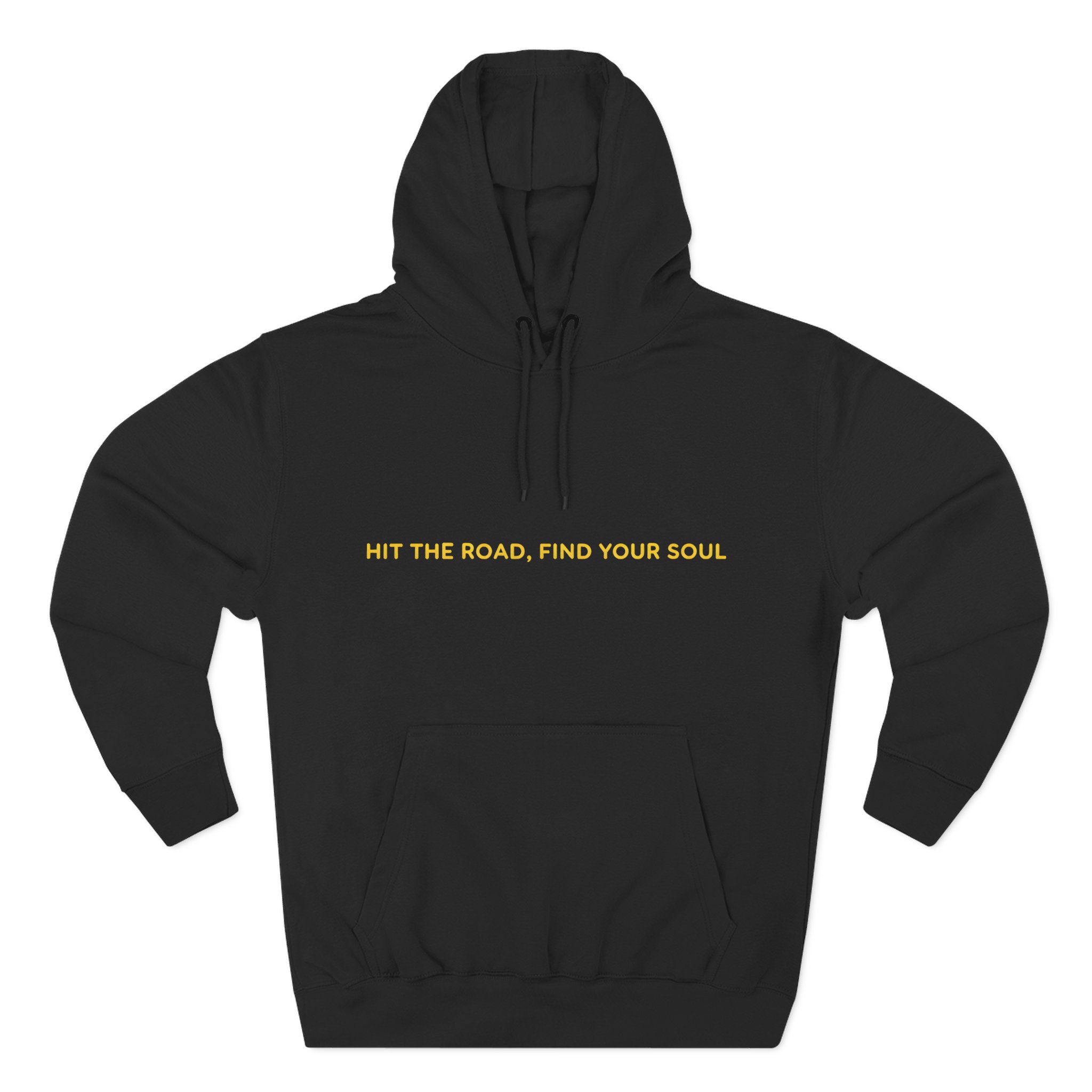 12303174834448007413_2048.jpeg Three-Panel Fleece Hoodie - "Hit The Road-Find Your Soul" Design Sitcom-Line