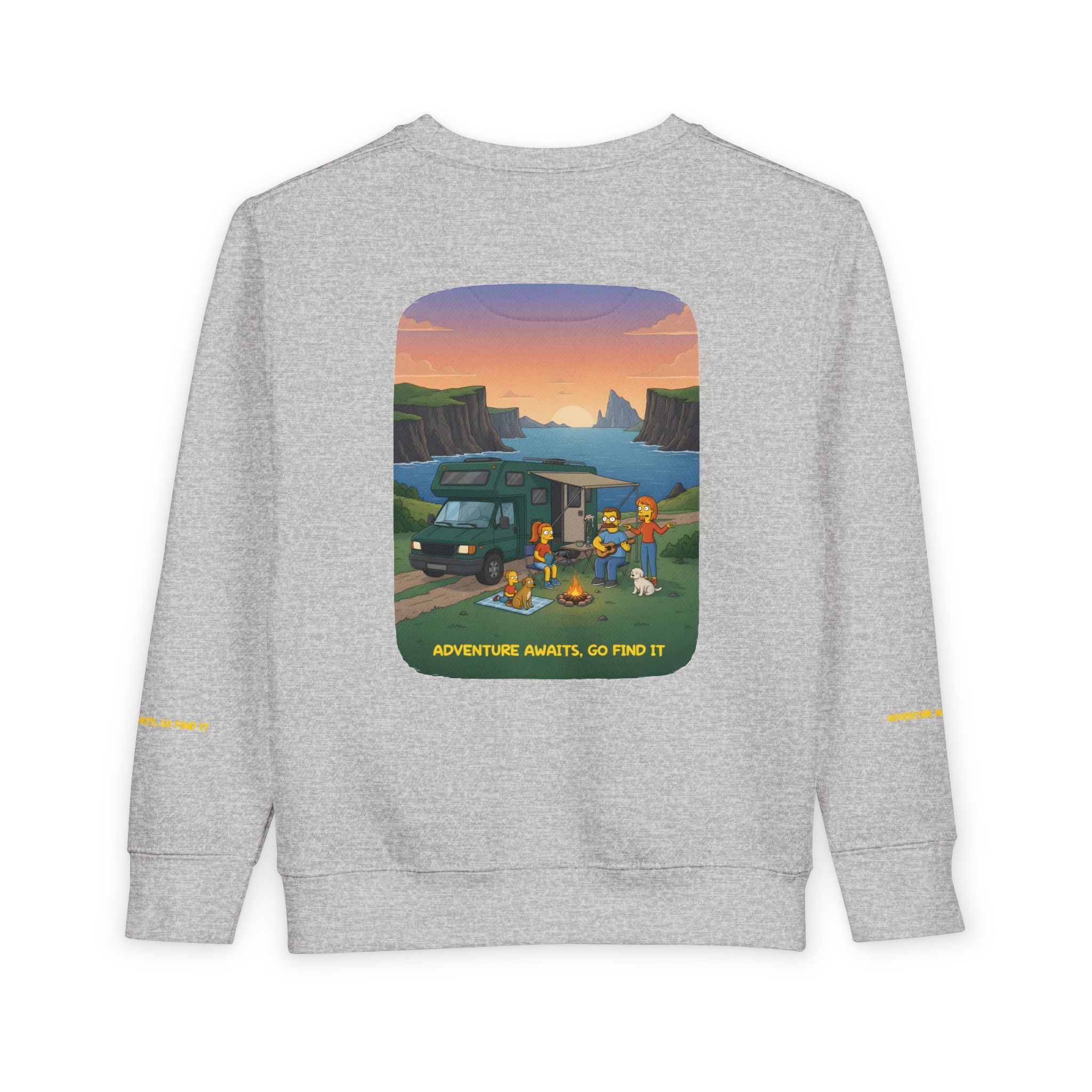 12304477894273136326_2048-1.jpeg Toddler Sweatshirt - "Adventure Awaits-Go Find It" (Design Sitcom-Line)