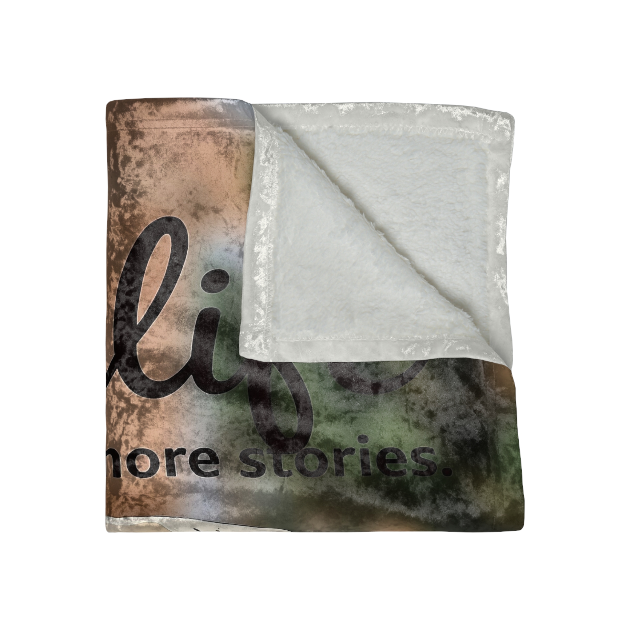 Crushed Velvet Blanket — Vanlife Camper Blanket: “vanlife — less stuff, more stories. enjoy the ride.” Cozy Travel Throw for Campers & [...]