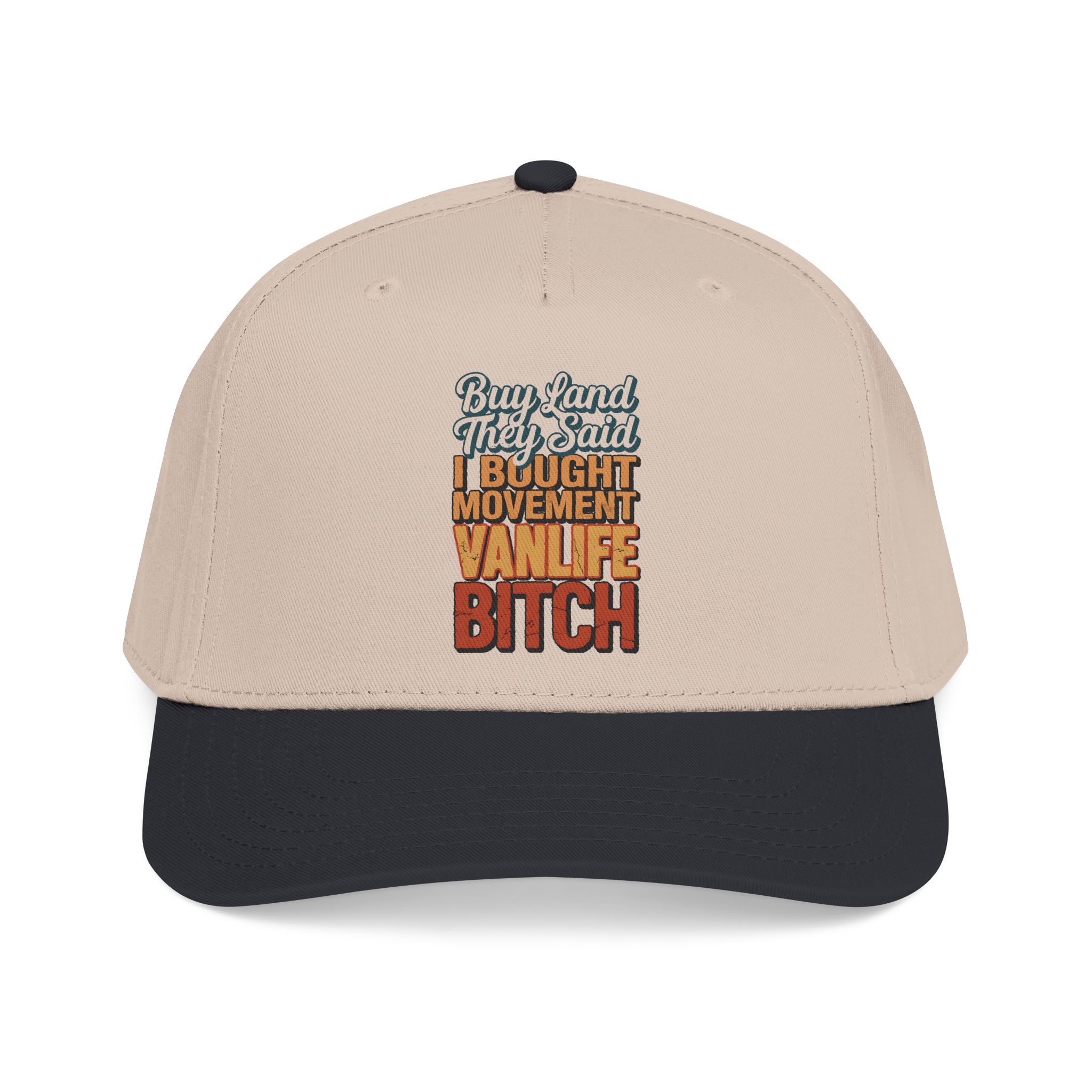 Baseball Cap - "Buy Land They Said" Design F**K-Line