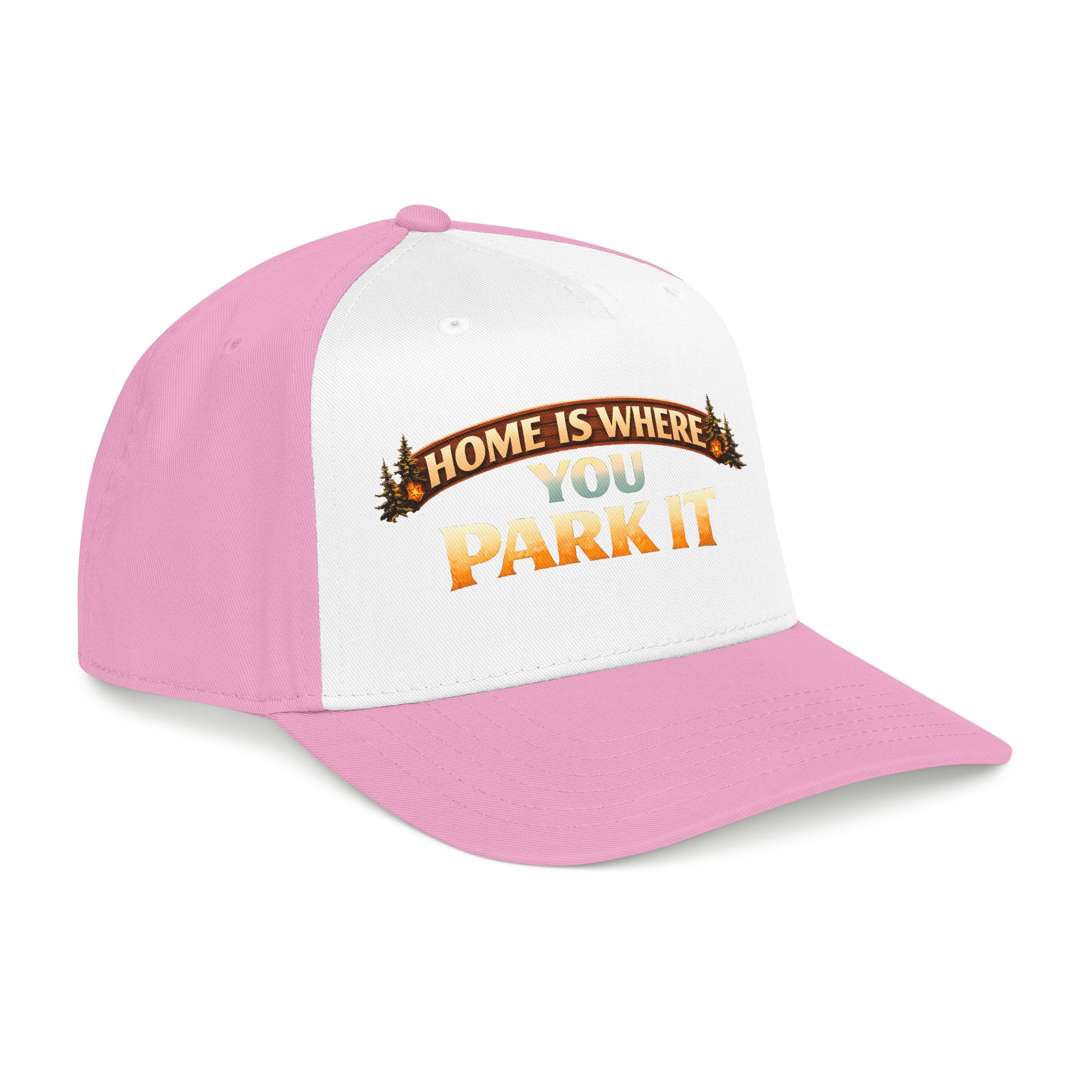 Baseball Cap - "Home Is Where You Park It" Design Scenic-Line