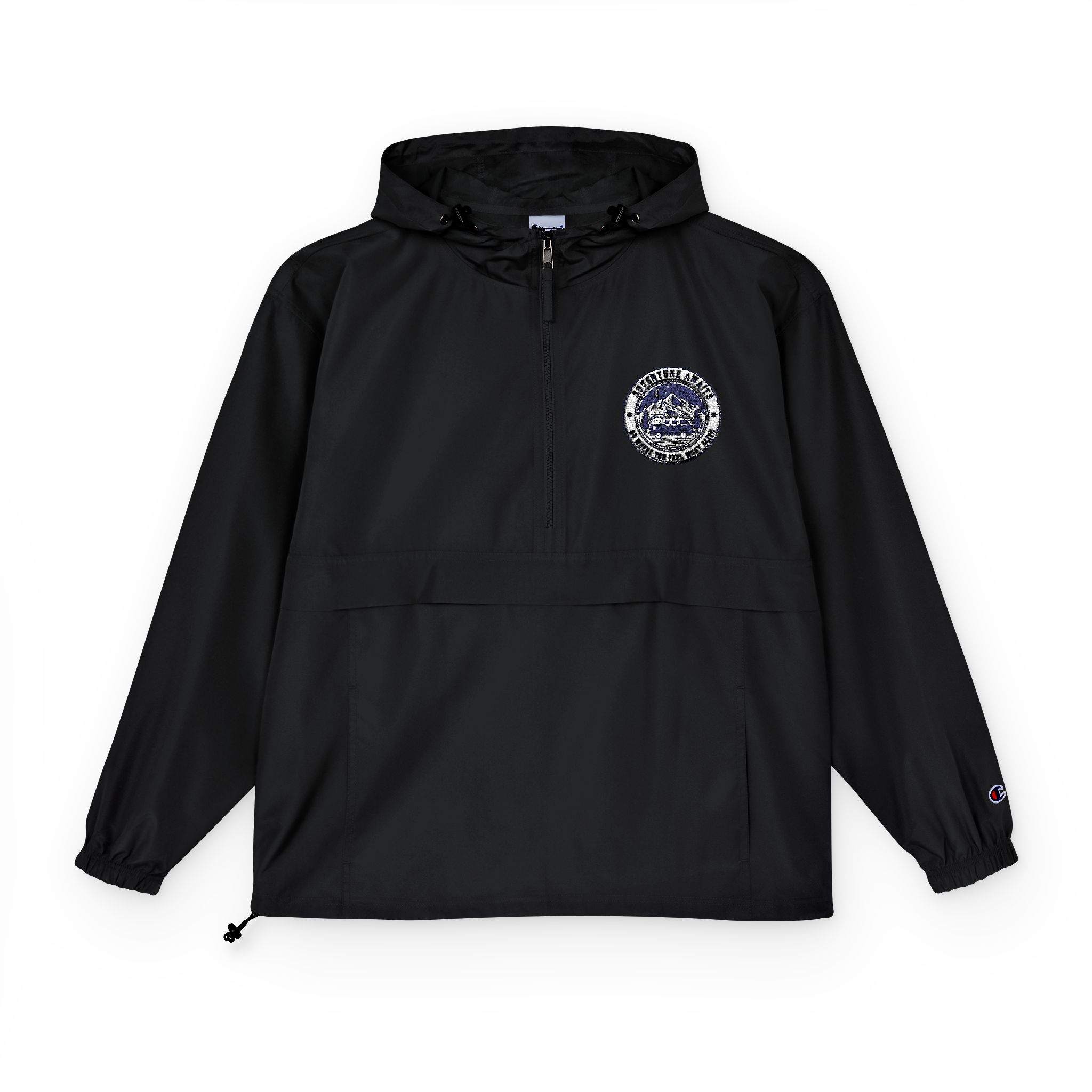 "NEW" Champion Unisex Packable Anorak Jacket -- "Adventure Awaits-Go Where You Feel Most Alive"