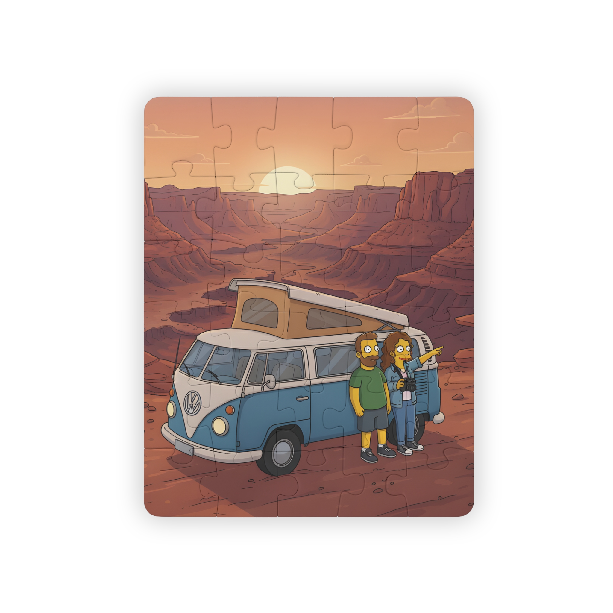 Kids' 30‑Piece Camping Puzzle — Family Camper Adventure