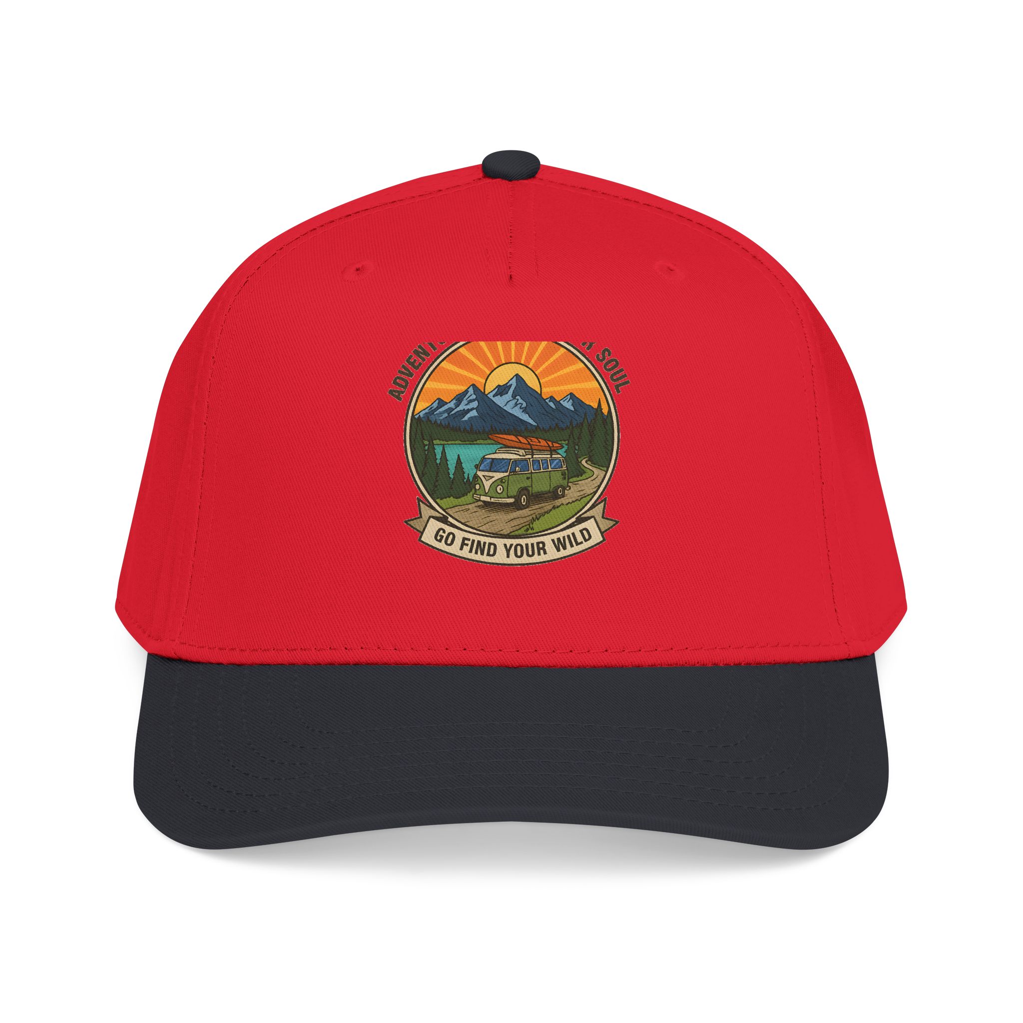 Baseball Cap — "Go Find Your Wild" Outdoor Patch