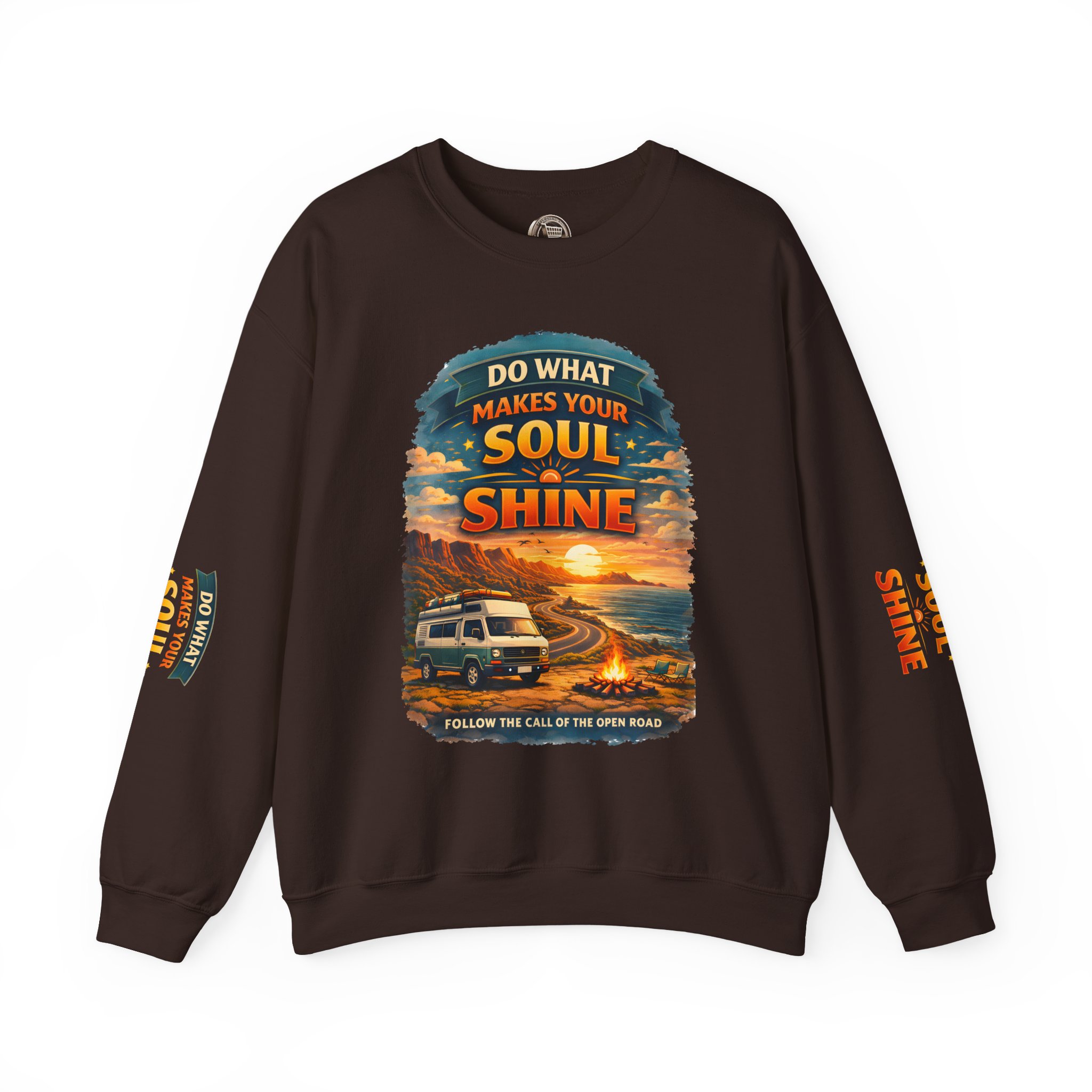 Unisex Heavy Blend™ Crewneck Sweatshirt — "Do What Makes Your Soul Shine" Design Scenic-Line
