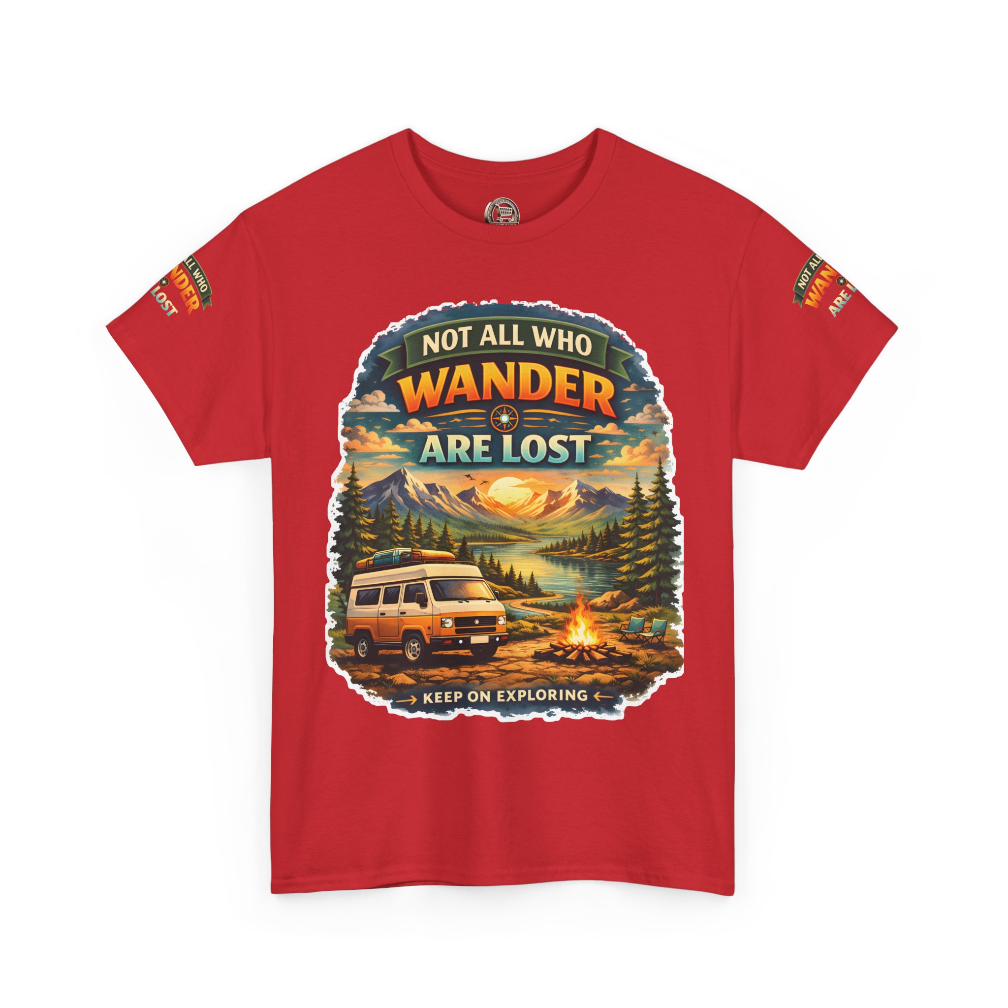 12388778867113579000_2048.jpeg Unisex Heavy Cotton Tee — "Not All Who Wander Are Lost" Design Scenic-Line