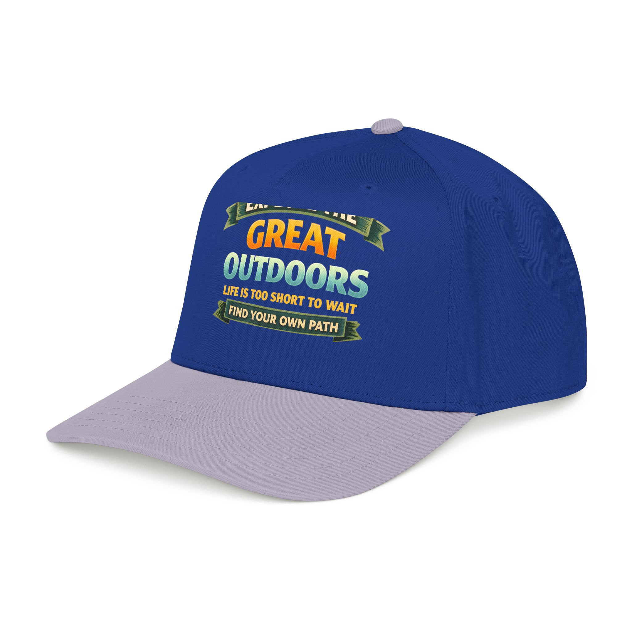 12407007458777307008_2048-1.jpeg Baseball Cap - "Explore The Great Outdoors" Design Scenic-Line
