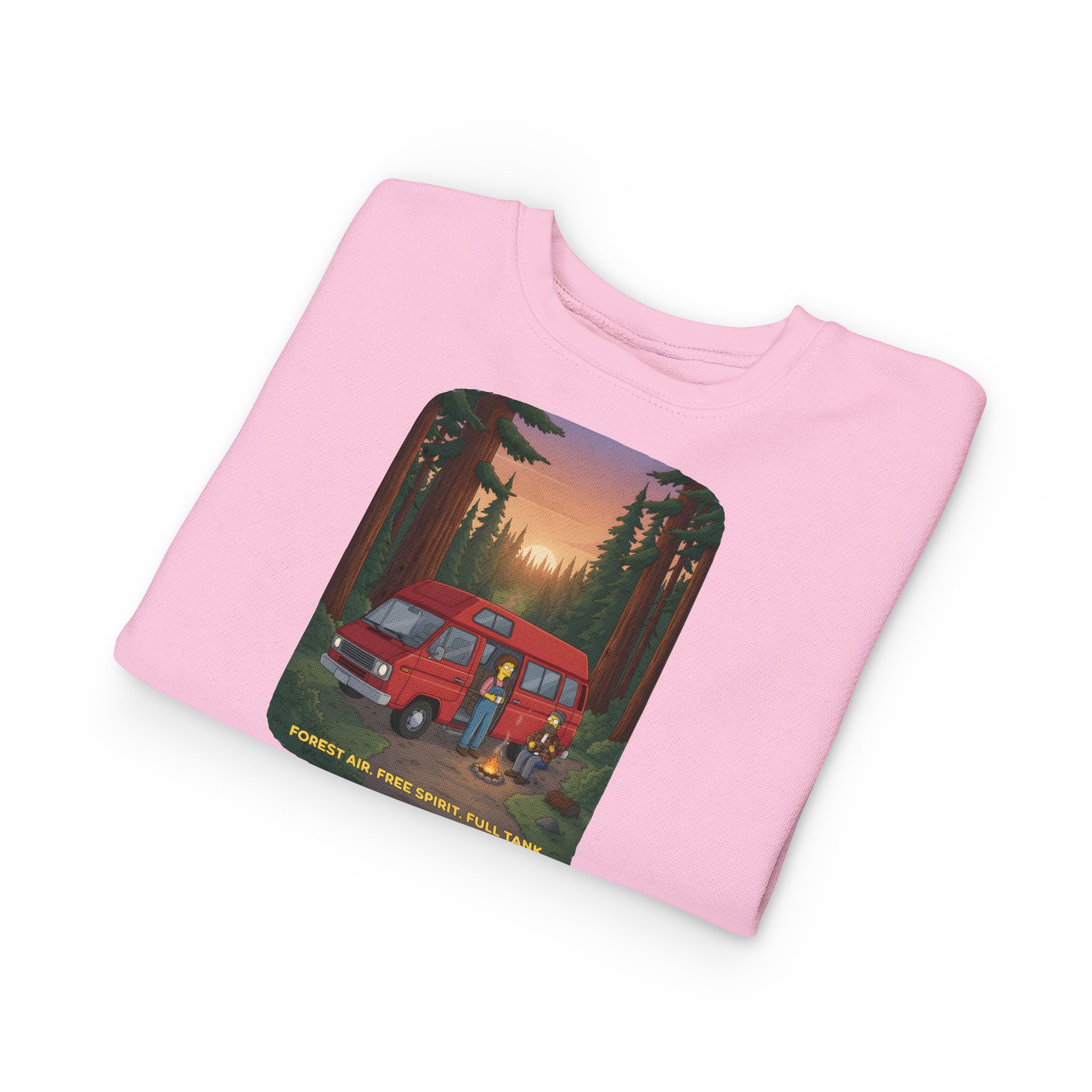 12418411644452779453_2048-1.jpeg Toddler Sweatshirt - "Forest Air Free Spirit Full Tank" (Design Sitcom-Line)
