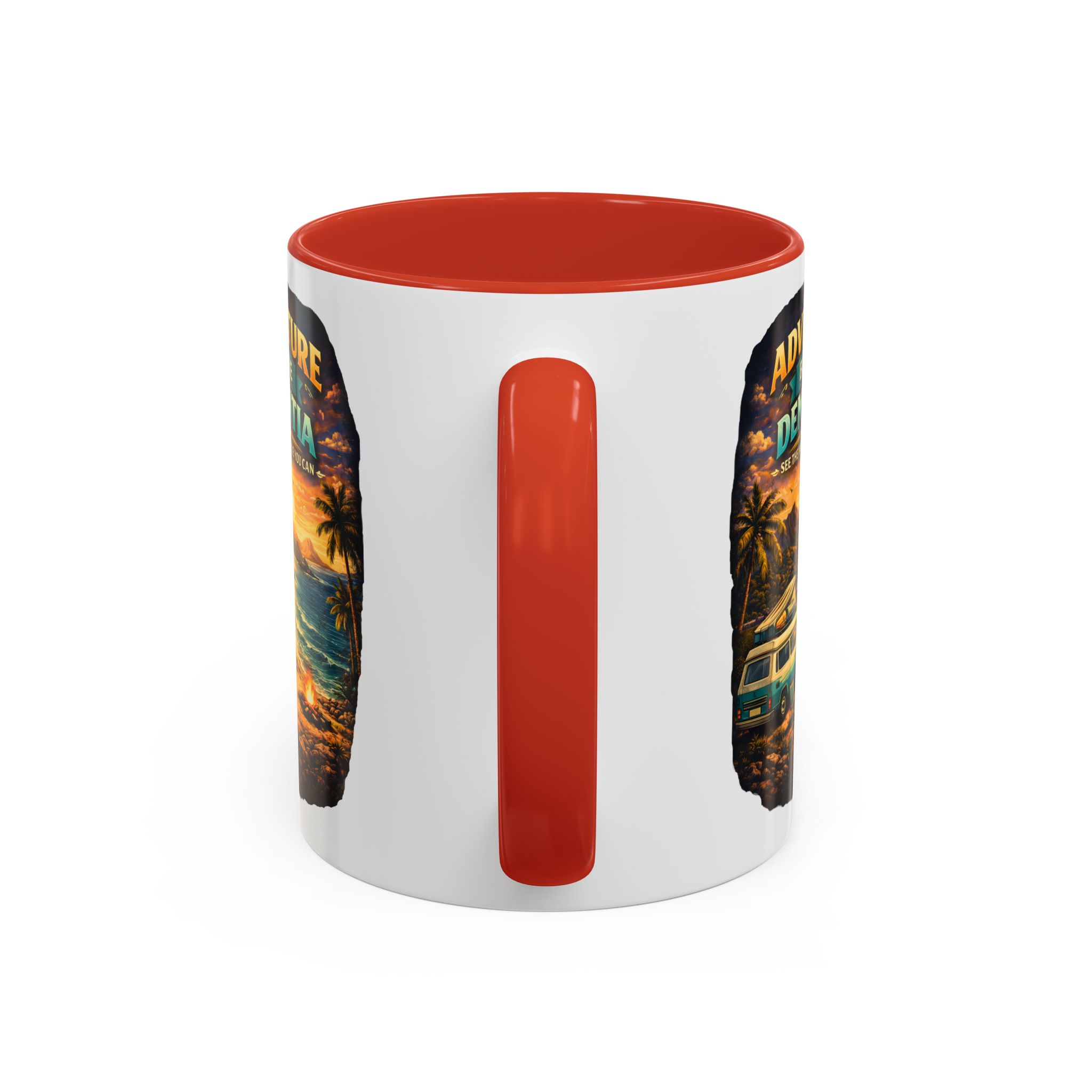 12437116189630935939_2048.jpeg Accent Coffee Mug (11, 15oz) — "Adventure Before Dementia" Design Scenic-Line