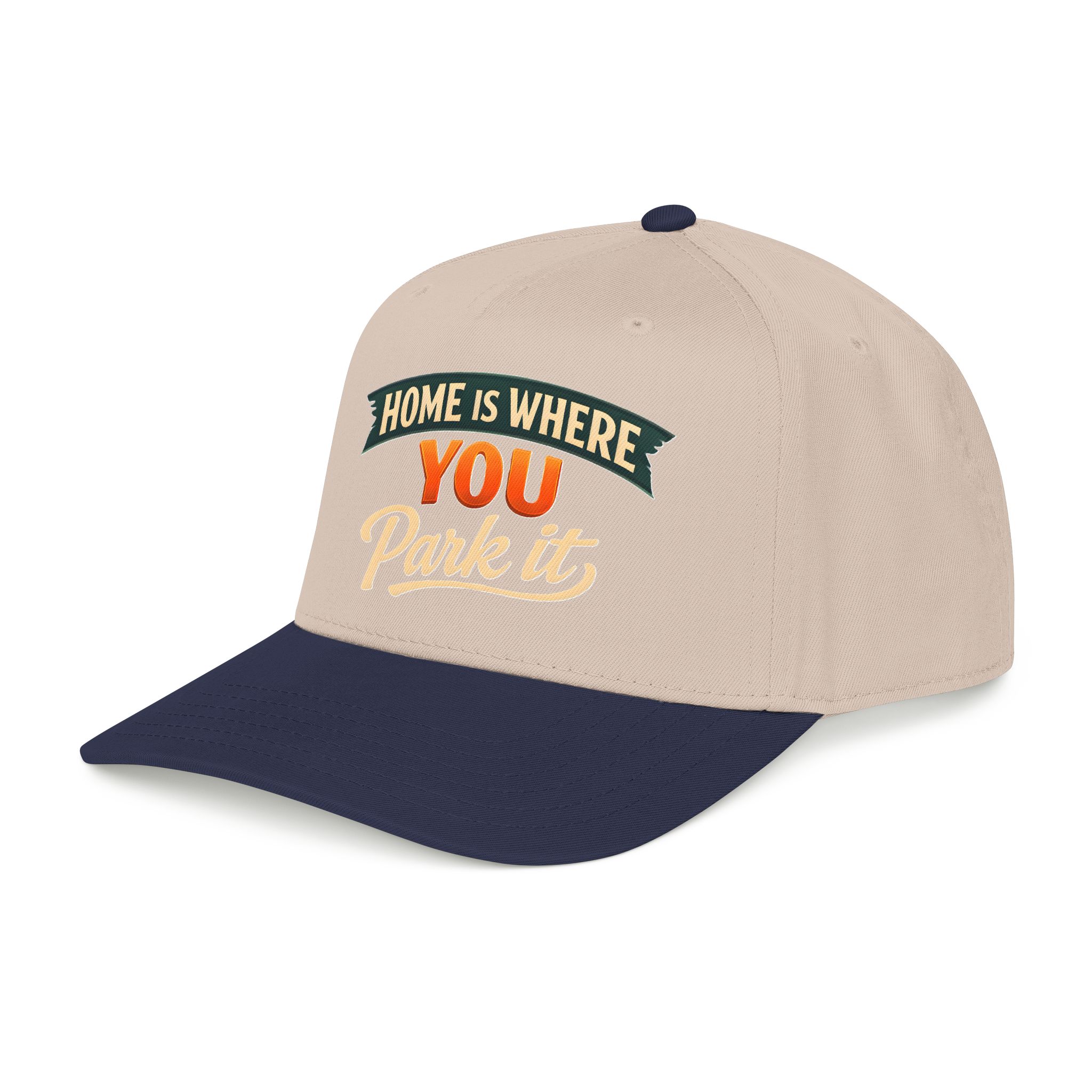 Baseball Cap - "Home Is where You Park It" Design Scenic-Line