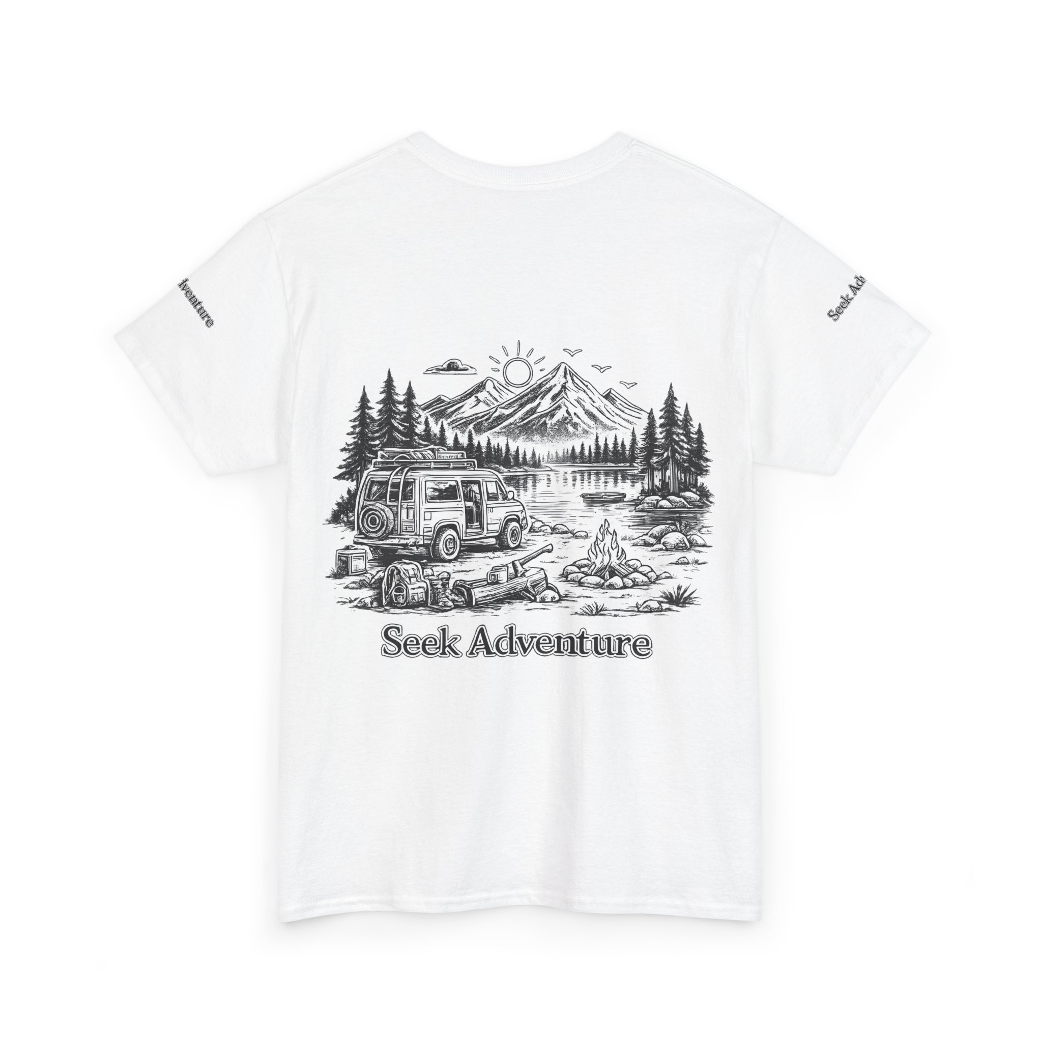 12439684114280175360_2048.jpeg Unisex Heavy Cotton Tee — "Seek Adventure" Design Minimal-Line
