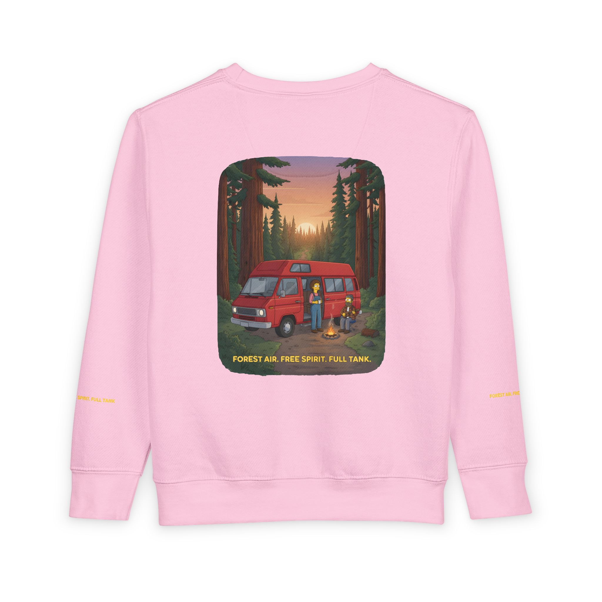 12451413253197307766_2048-1.jpeg Toddler Sweatshirt - "Forest Air Free Spirit Full Tank" (Design Sitcom-Line)
