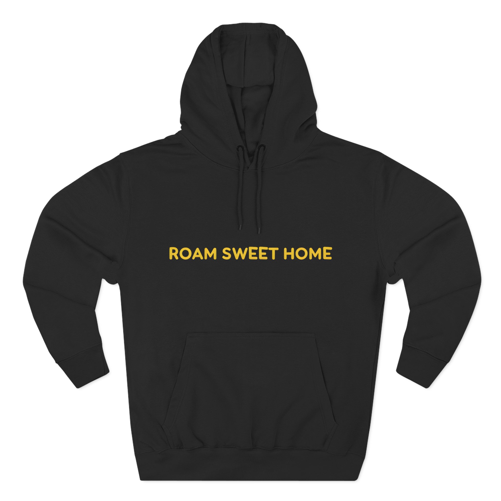Three-Panel Fleece Hoodie - "Roam Sweet Home" Design Sitcom-Line