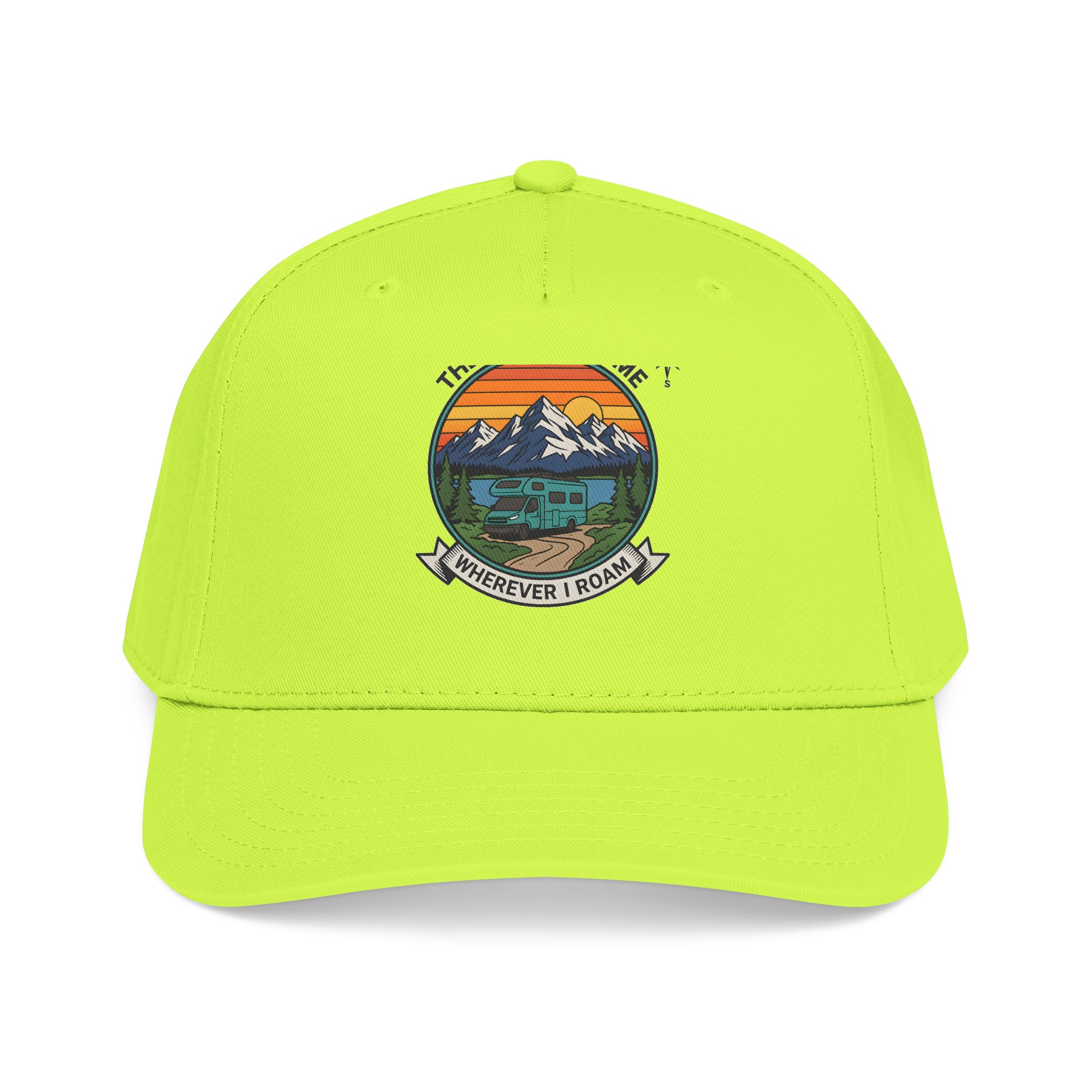 Baseball Cap — "The Road Is Home, Wherever I Roam"